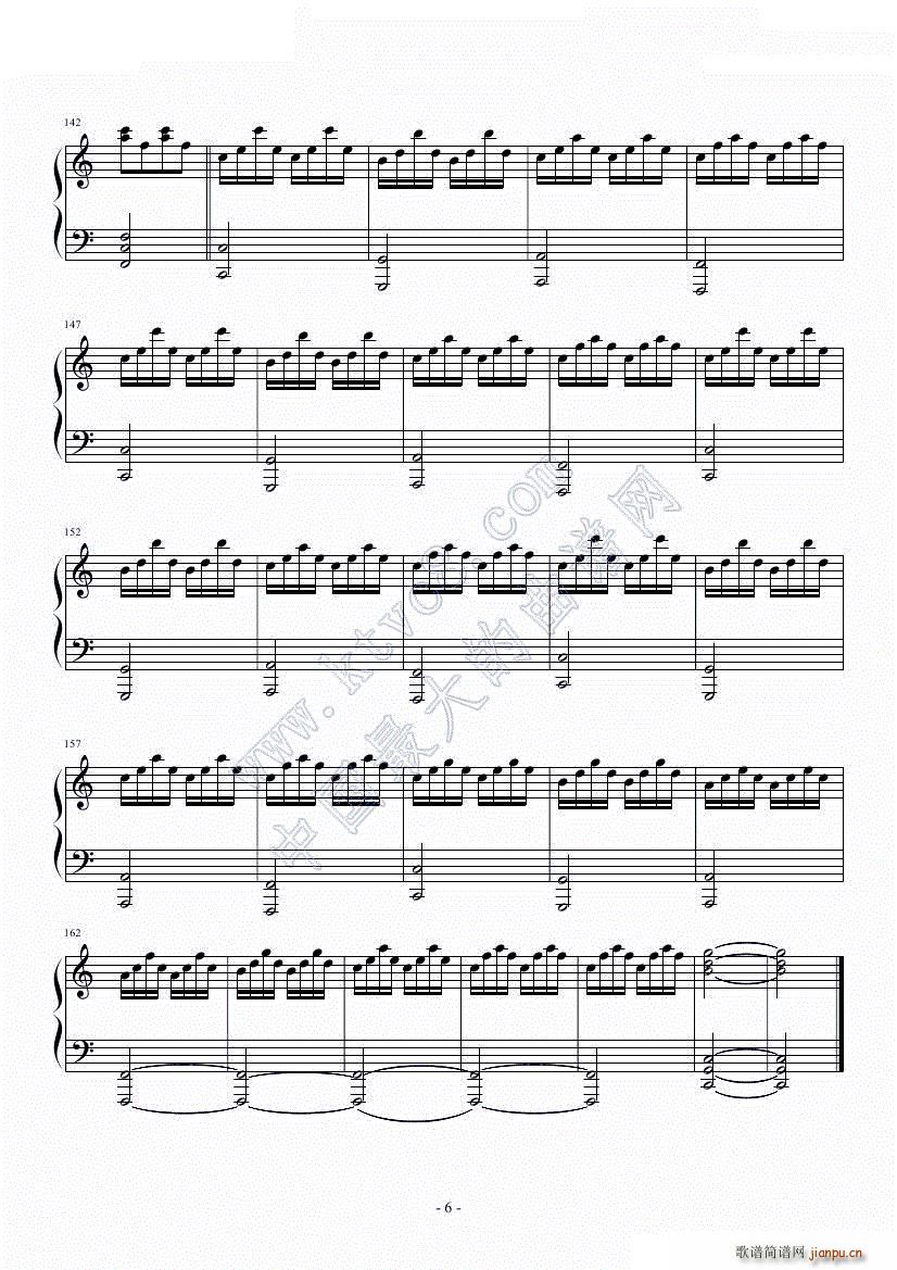 Someone like you C调(钢琴谱)7