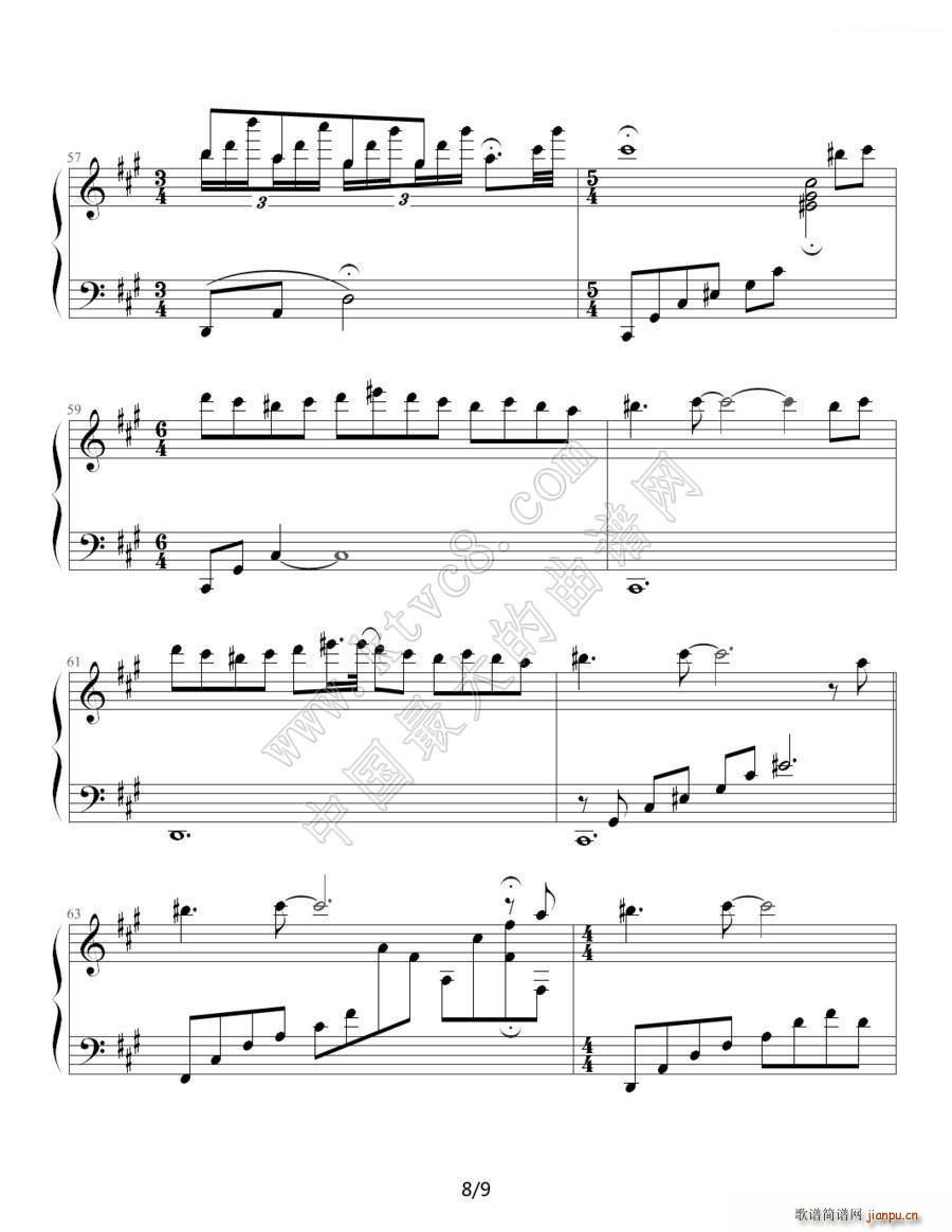 Until the Last Moment 坚持到底(钢琴谱)8