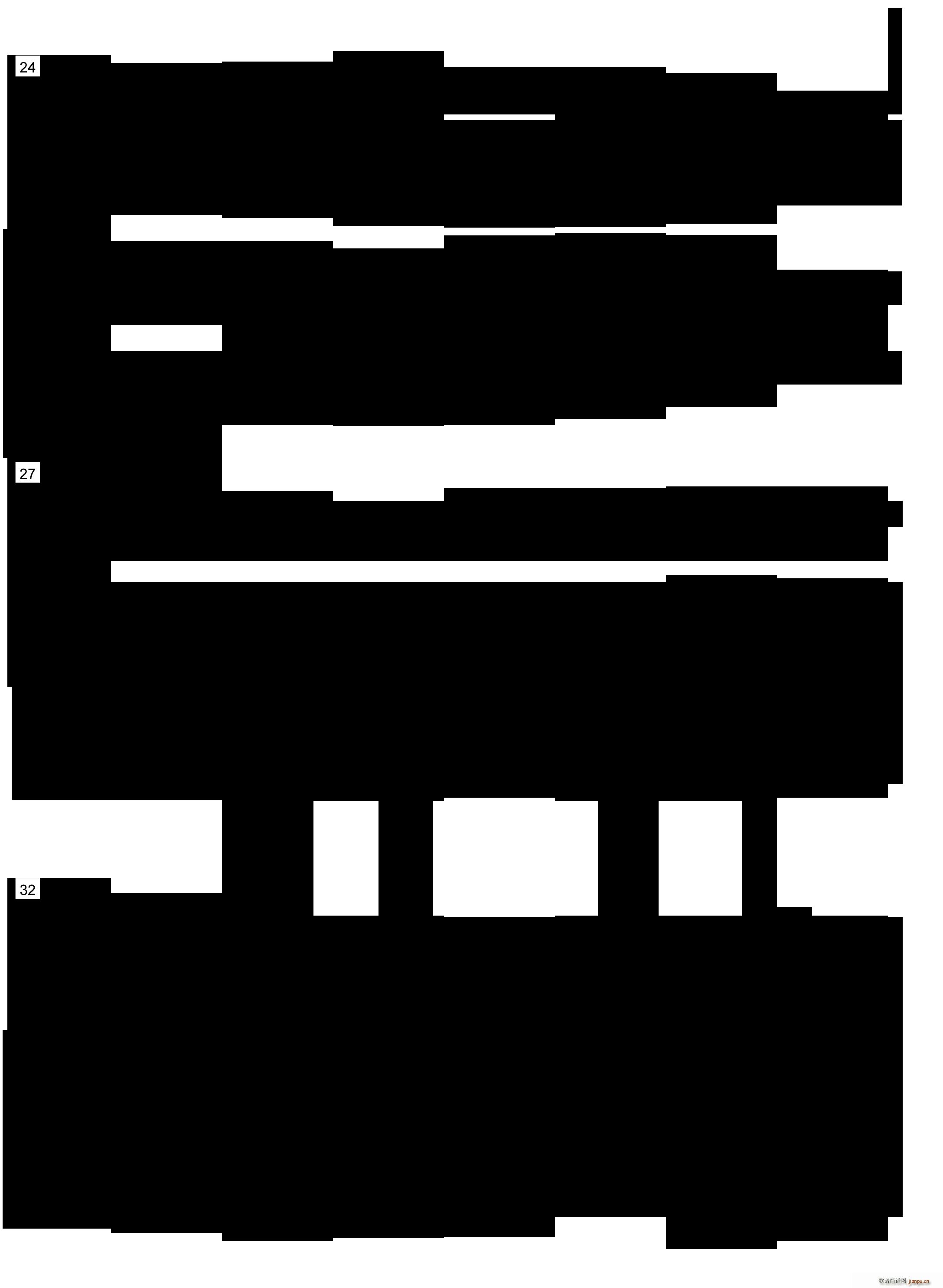 四季 1 春光 钢伴谱(钢琴谱)3