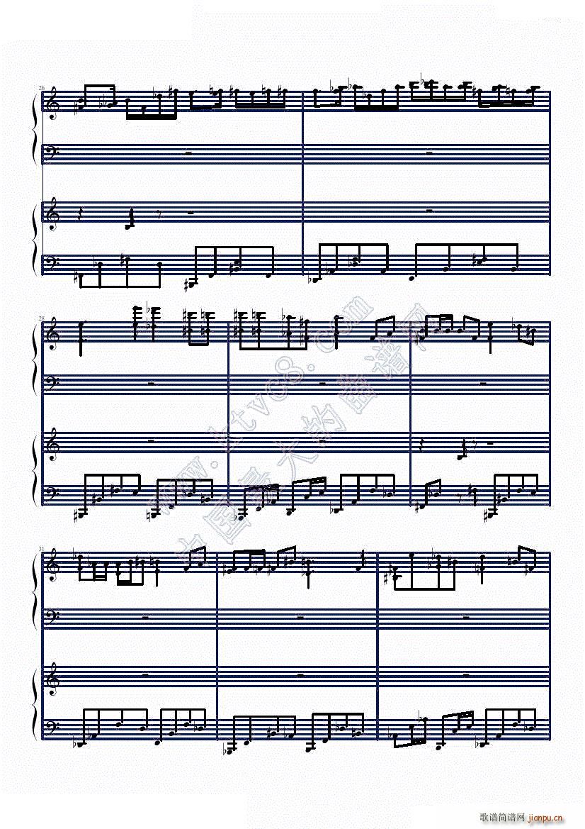 思觉失调(钢琴谱)5