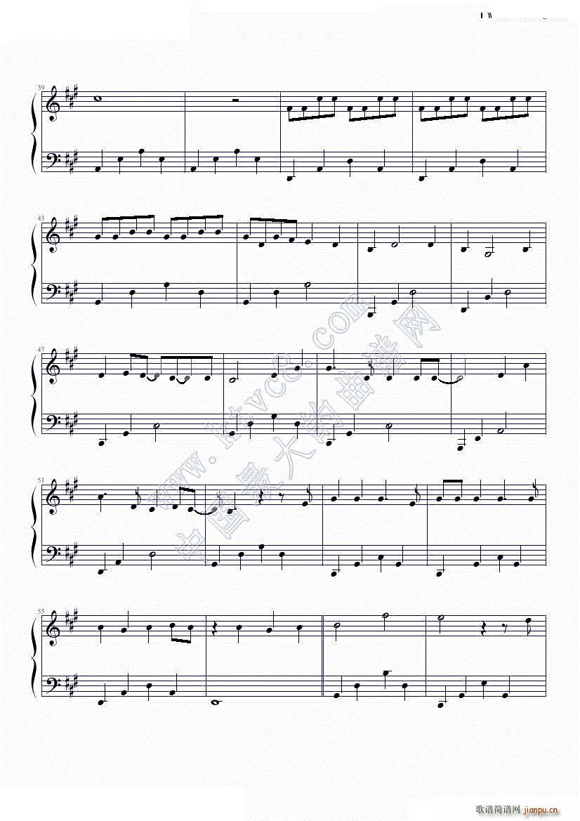 I will be loving you(钢琴谱)5