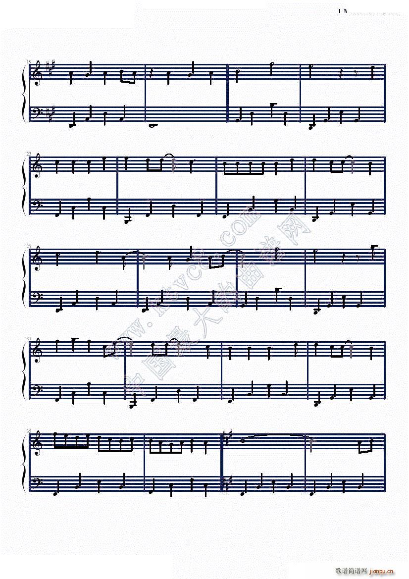 I will be loving you(钢琴谱)3