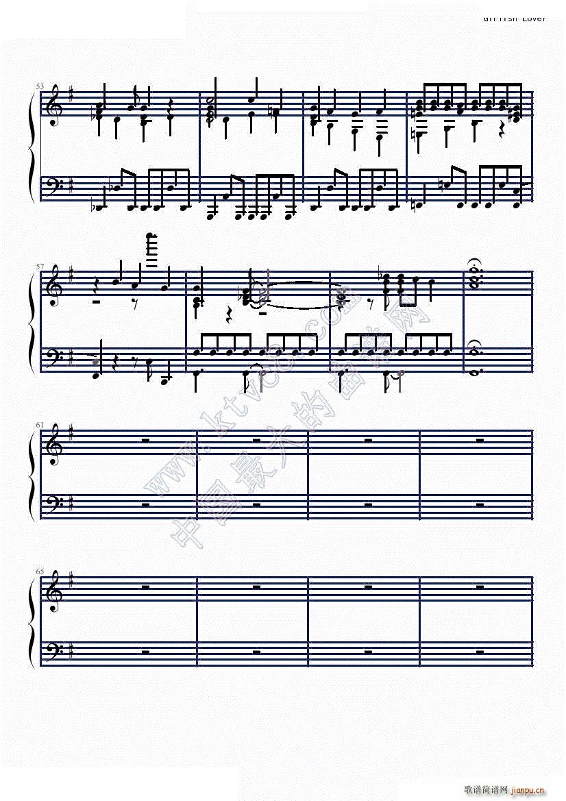 girlish lover我女友与青梅竹马的惨烈修罗场OP(钢琴谱)5