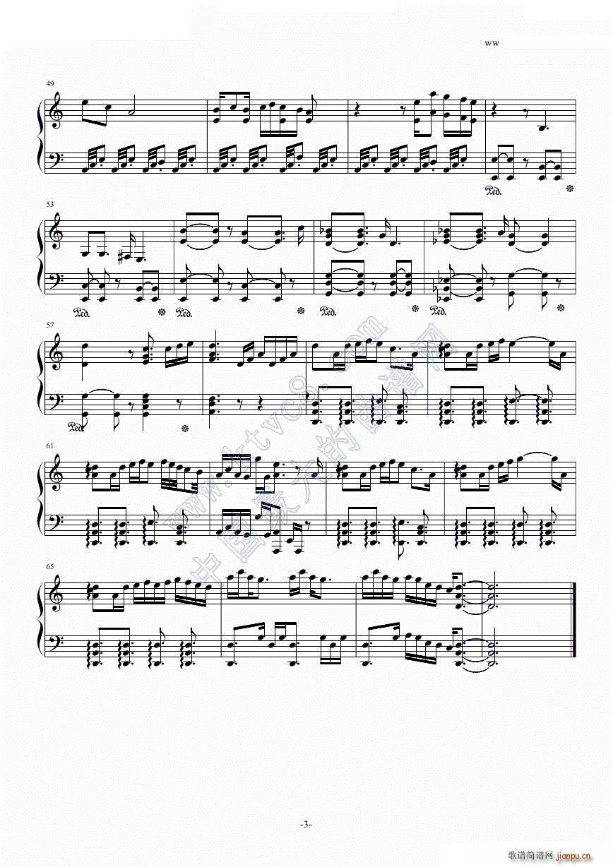 炉石传说钢琴独奏 豆浆版(钢琴谱)3