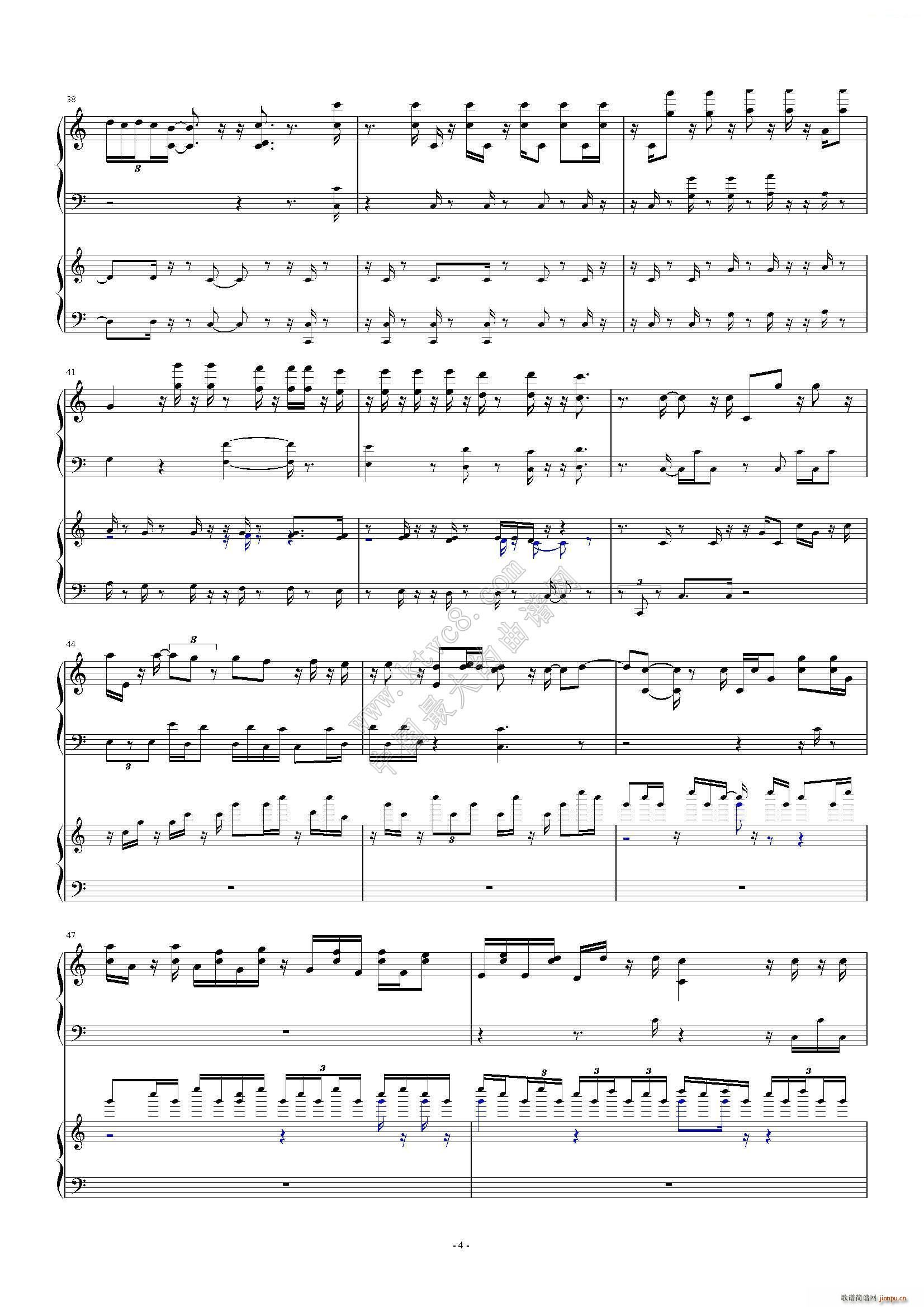 小星星变态版 第一章(钢琴谱)5