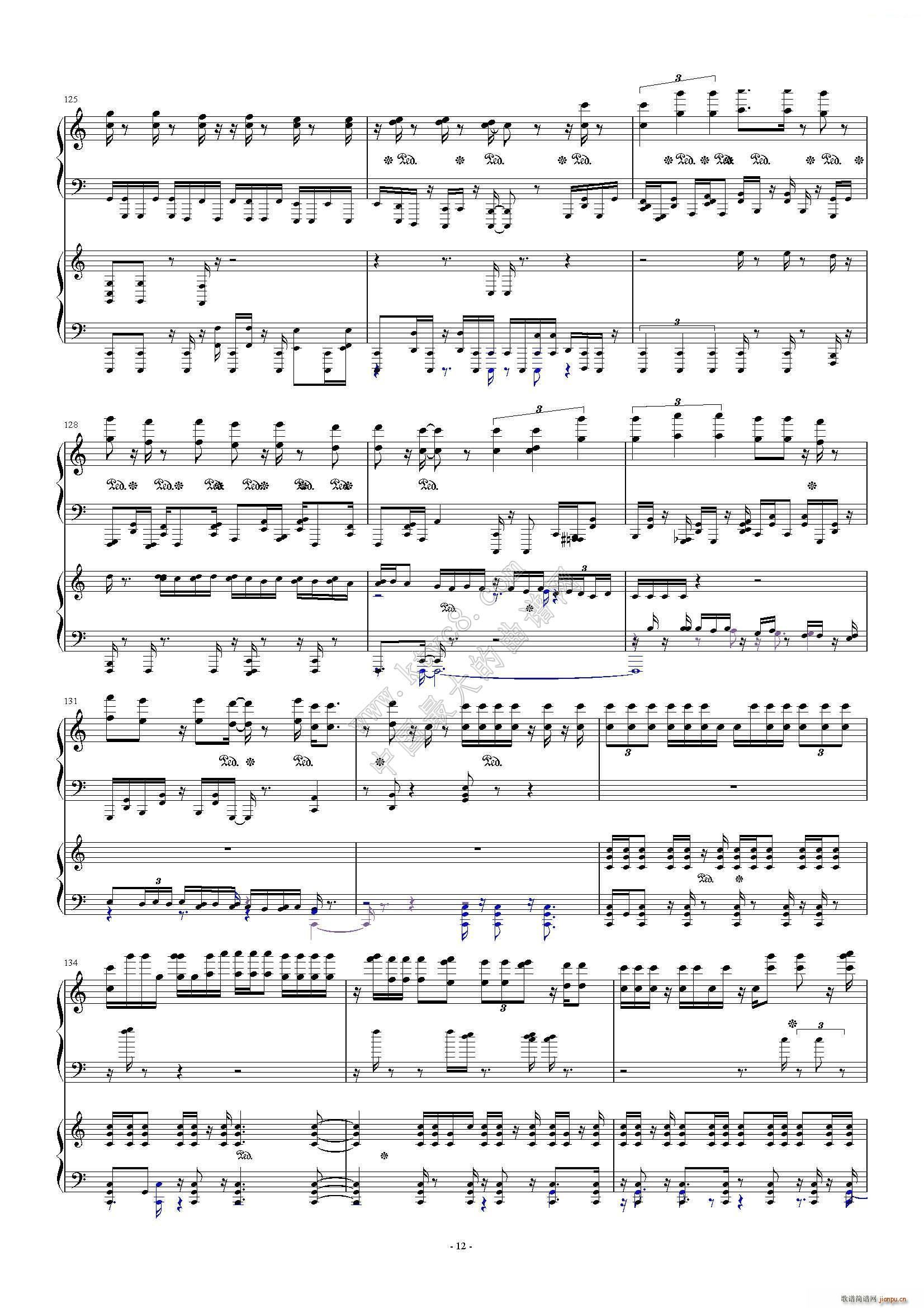 小星星变态版 第一章(钢琴谱)16