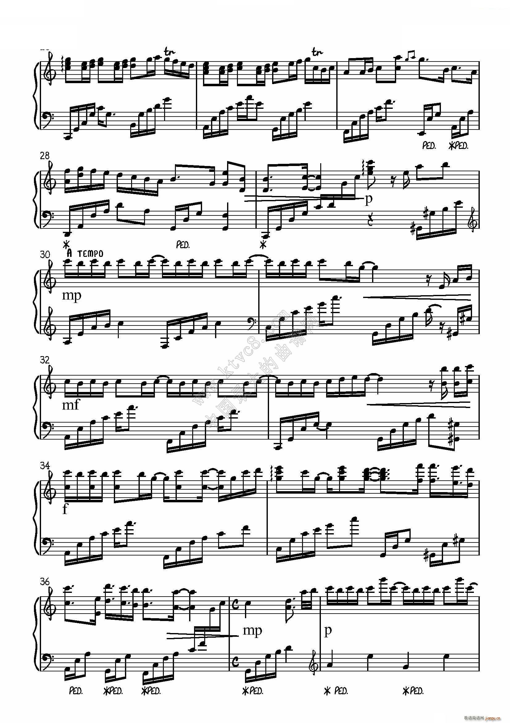 晨星 Star at Dawn(钢琴谱)3