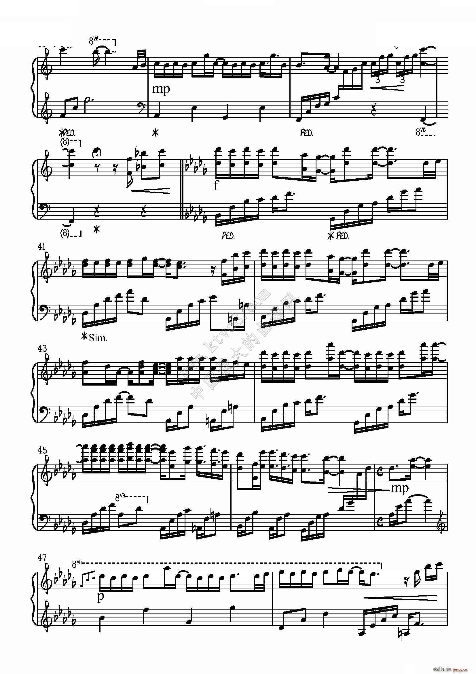 晨星 Star at Dawn(钢琴谱)5