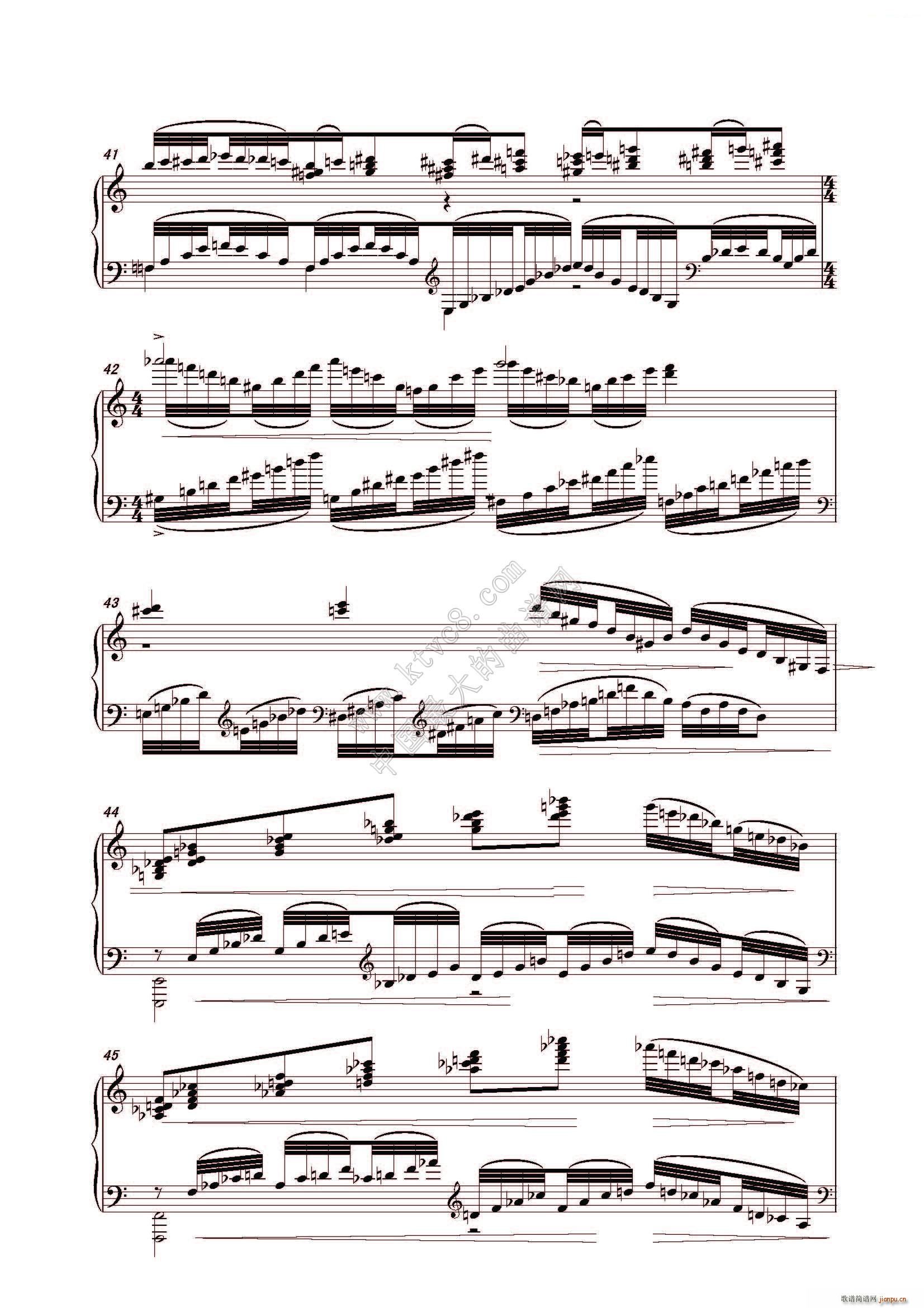 森林之夜(钢琴谱)8