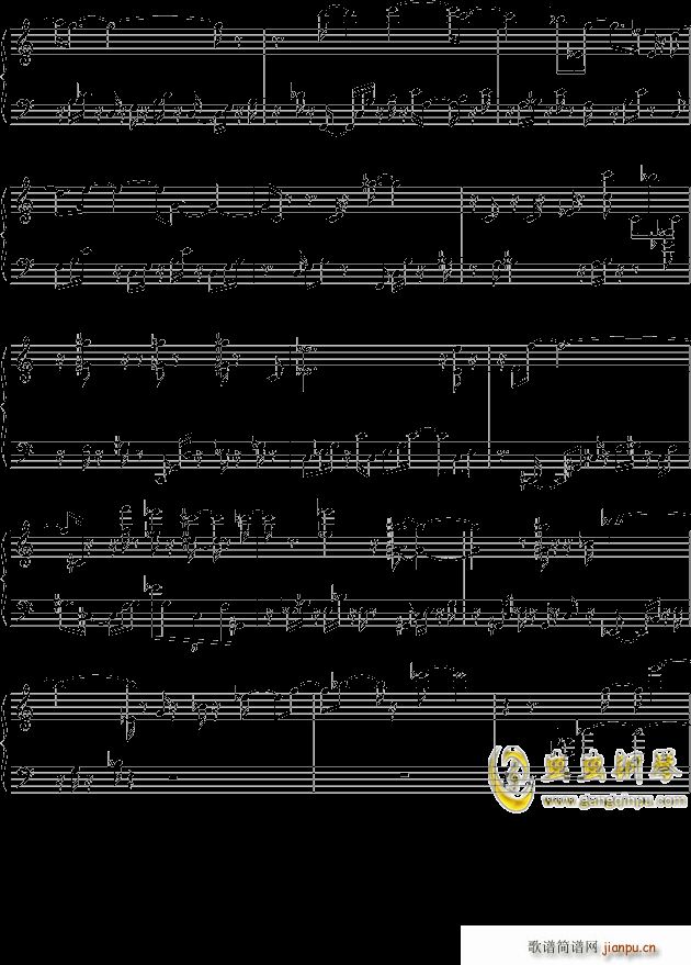 微雨 四月(钢琴谱)7