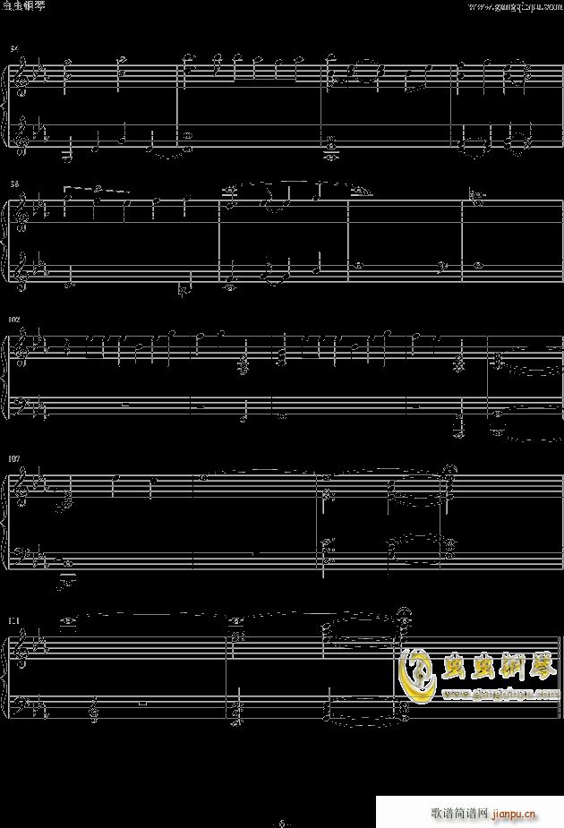 Do You Want to Build a Snowman easier version(钢琴谱)6