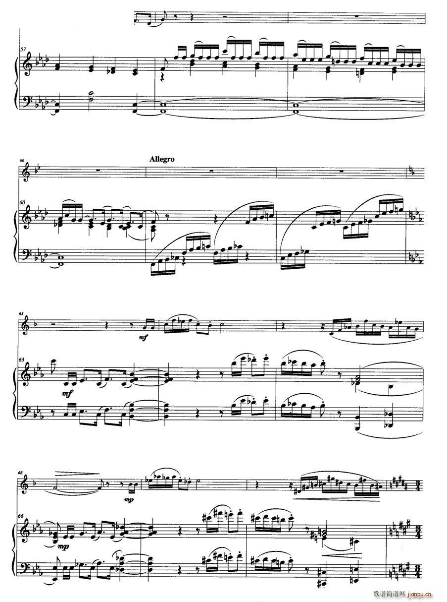 D小调奏鸣曲 小号 钢琴(钢琴谱)15