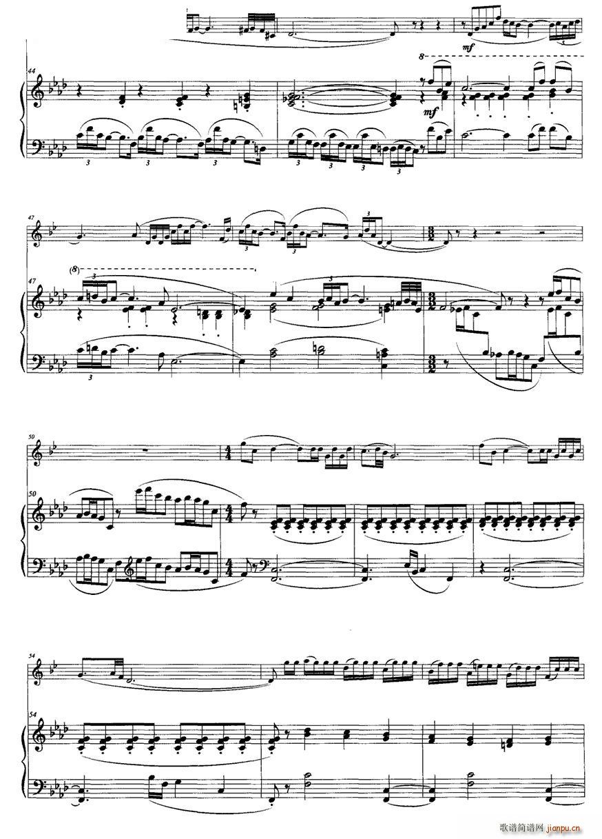 D小调奏鸣曲 小号 钢琴(钢琴谱)14