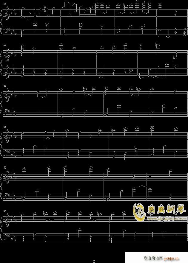 春天华尔兹 x i 杰(钢琴谱)3