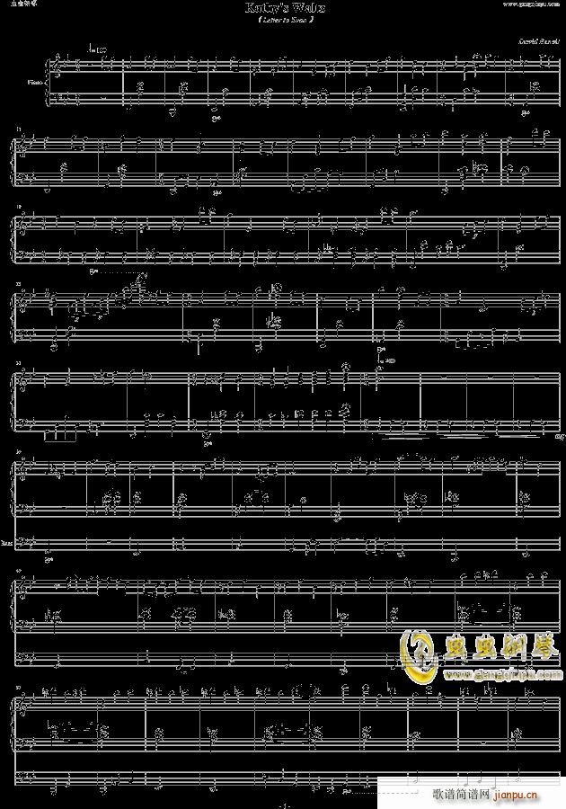 Kathys Waltz 爵士小品(钢琴谱)1
