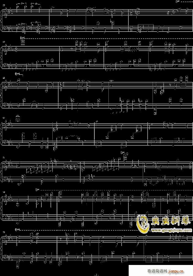 遗忘 Tango 独奏版 Oblivion(钢琴谱)3