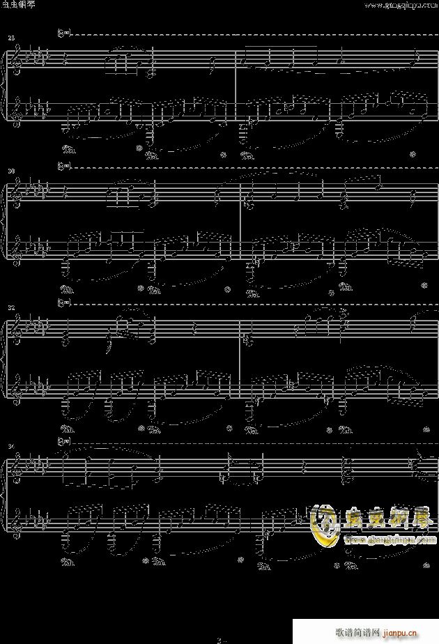 月光妖怪BGM ミルクティー Milktea(钢琴谱)3