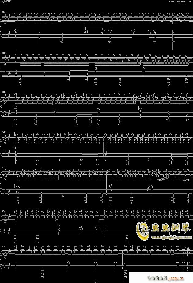 布鲁克纳第五交响曲第四乐章钢琴独奏版(钢琴谱)21