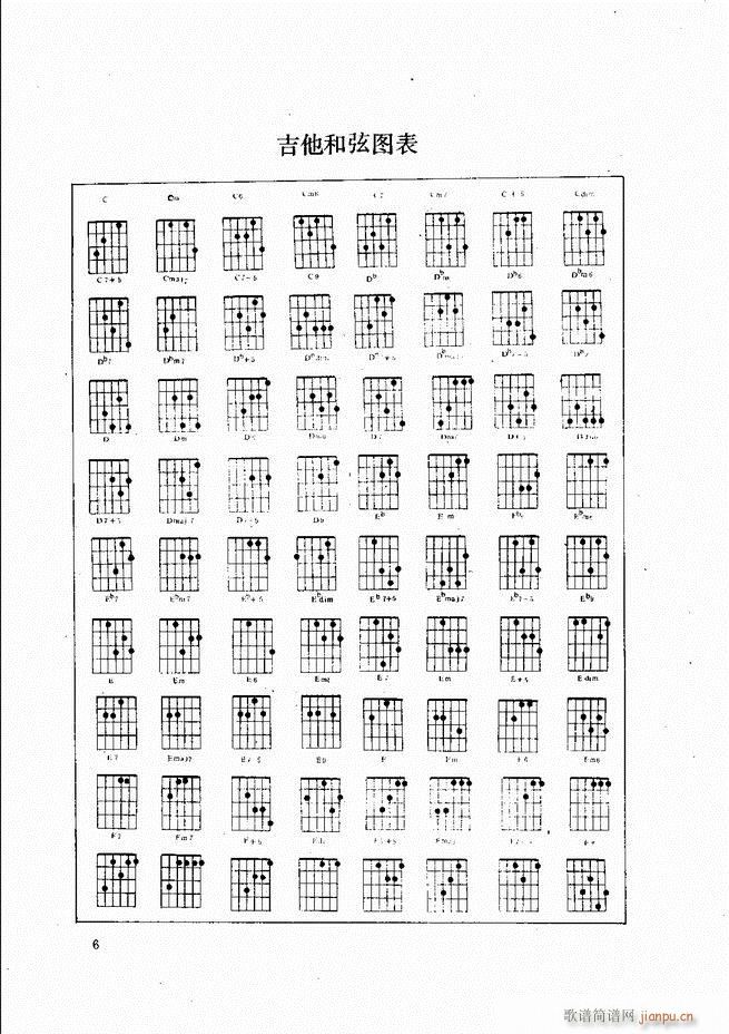 吉他弹唱金曲(钢琴谱)8