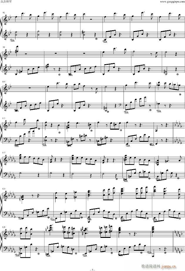 来自星星的你 大组曲(钢琴谱)5