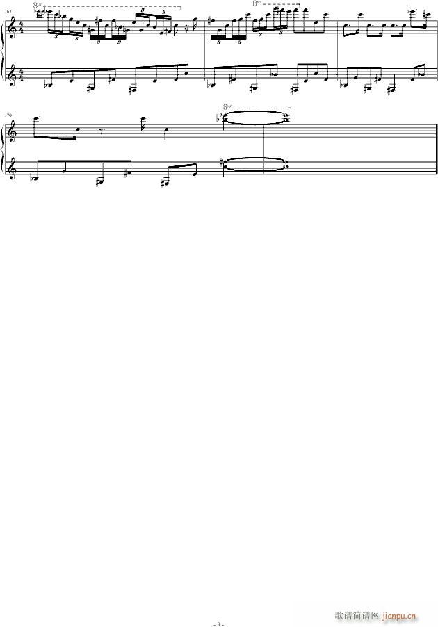 即兴曲 Impromptu(钢琴谱)9