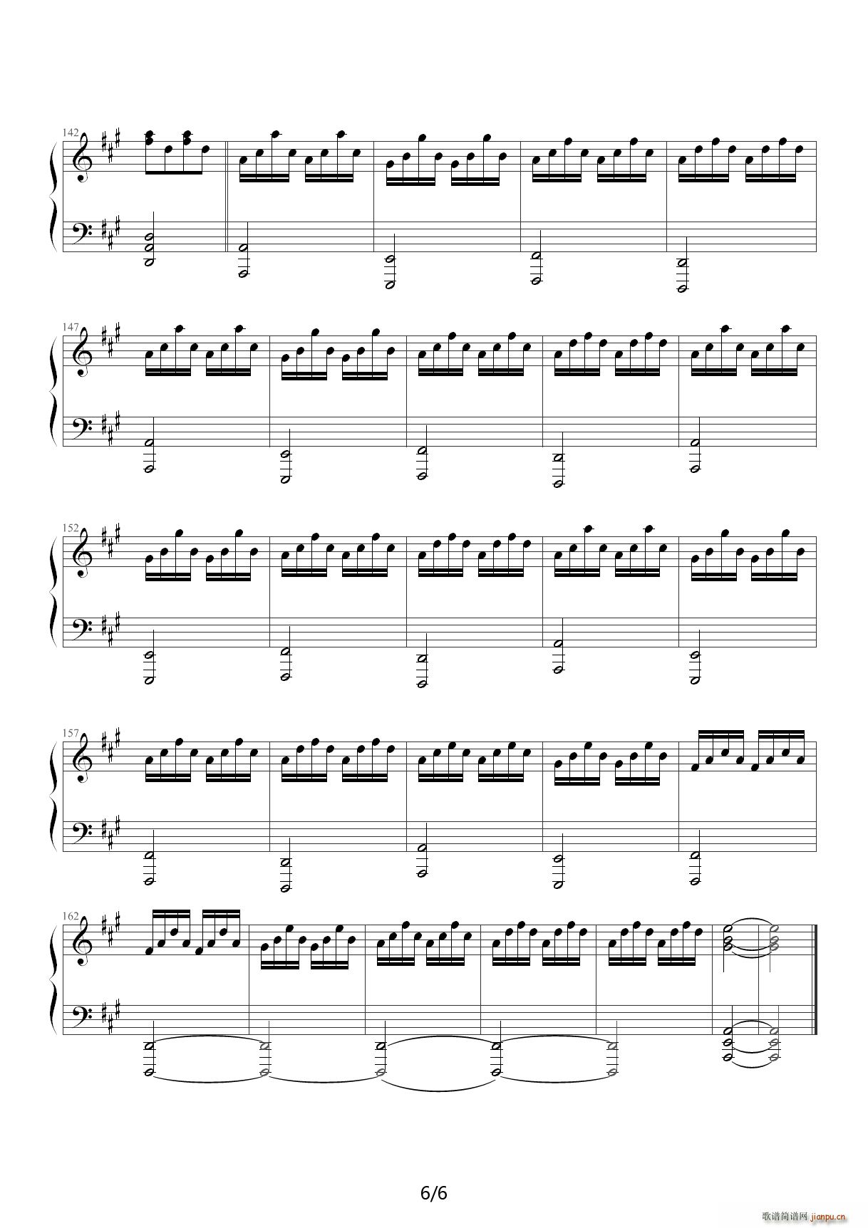 Some one like you A调(钢琴谱)6