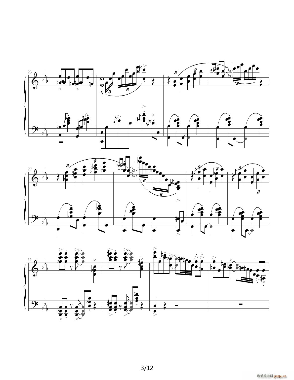 Jazz Crazy Rhythm C调(钢琴谱)3