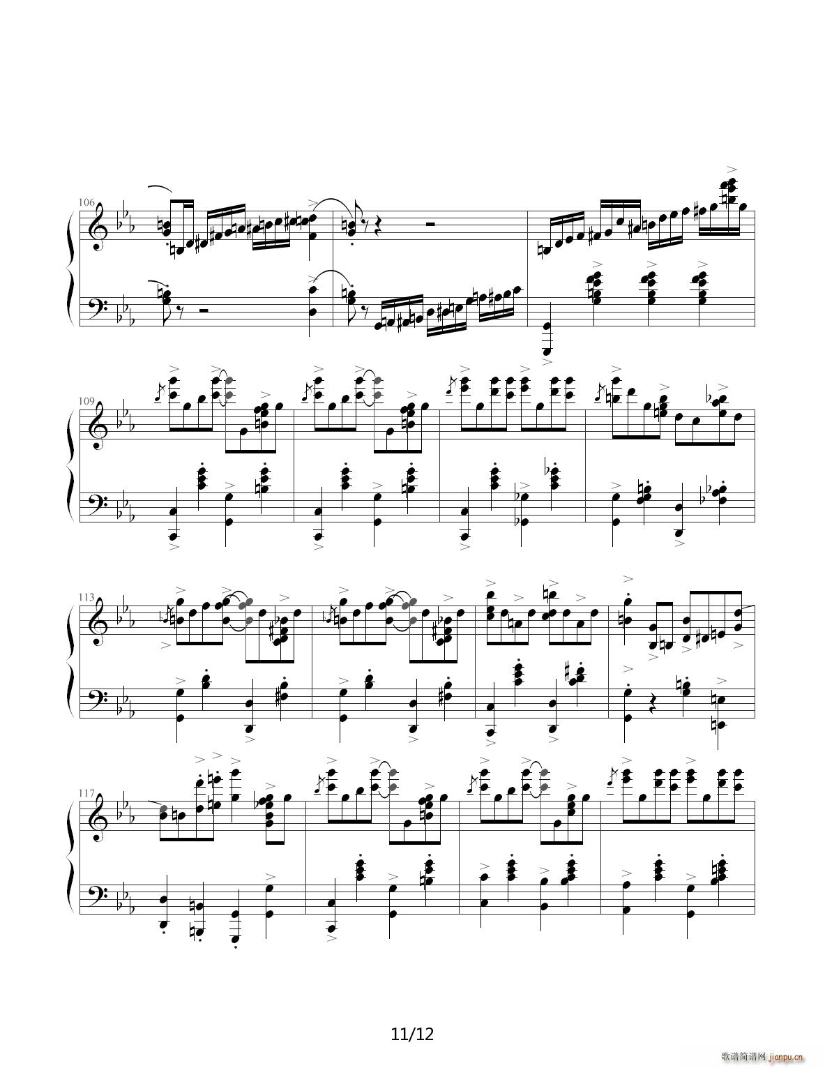 Jazz Crazy Rhythm C调(钢琴谱)11