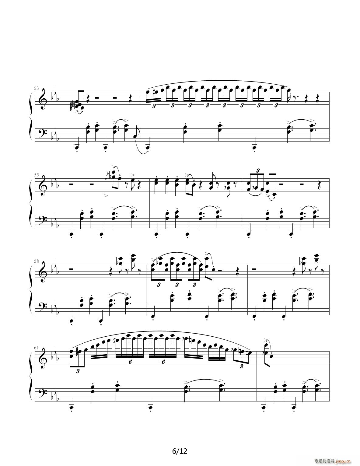 Jazz Crazy Rhythm C调(钢琴谱)6