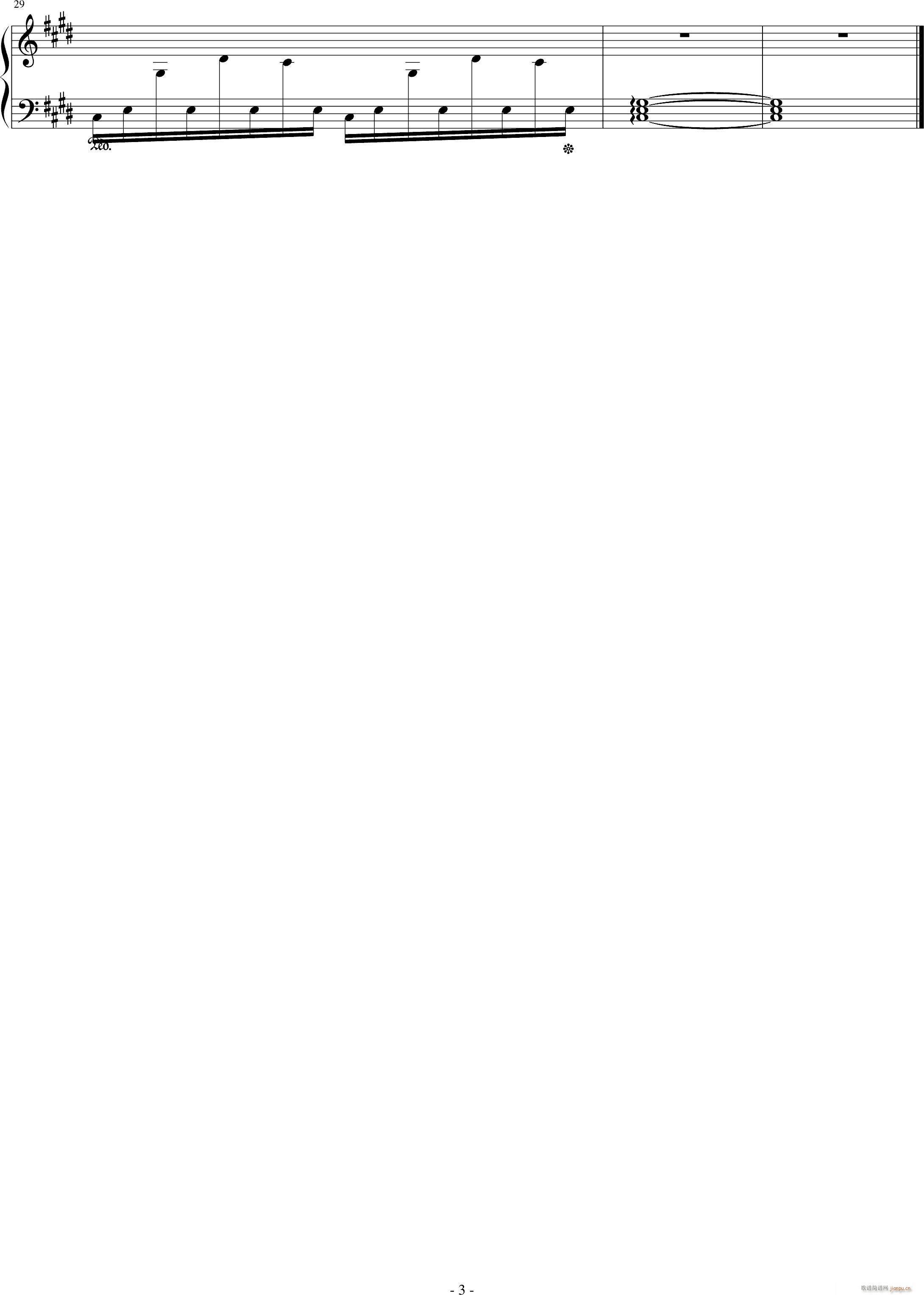 前奏曲4(钢琴谱)3