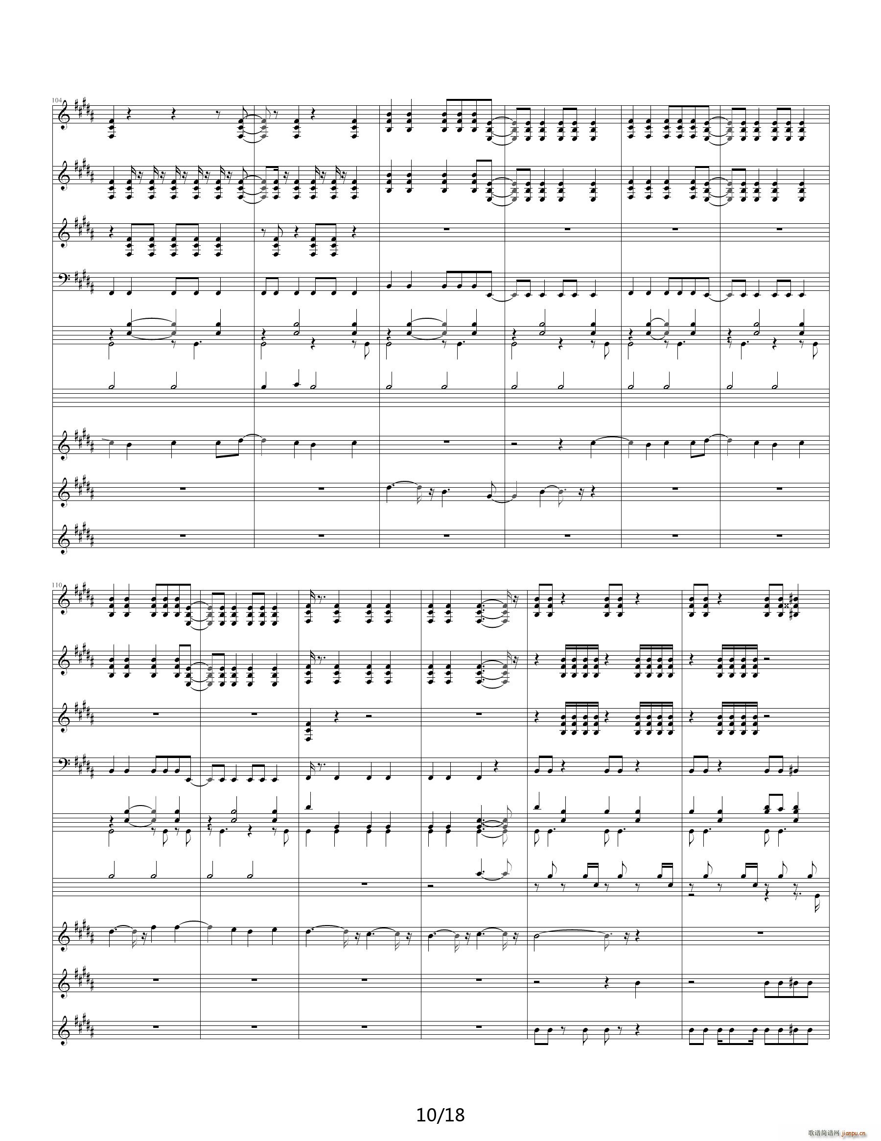 火影GO(钢琴谱)10