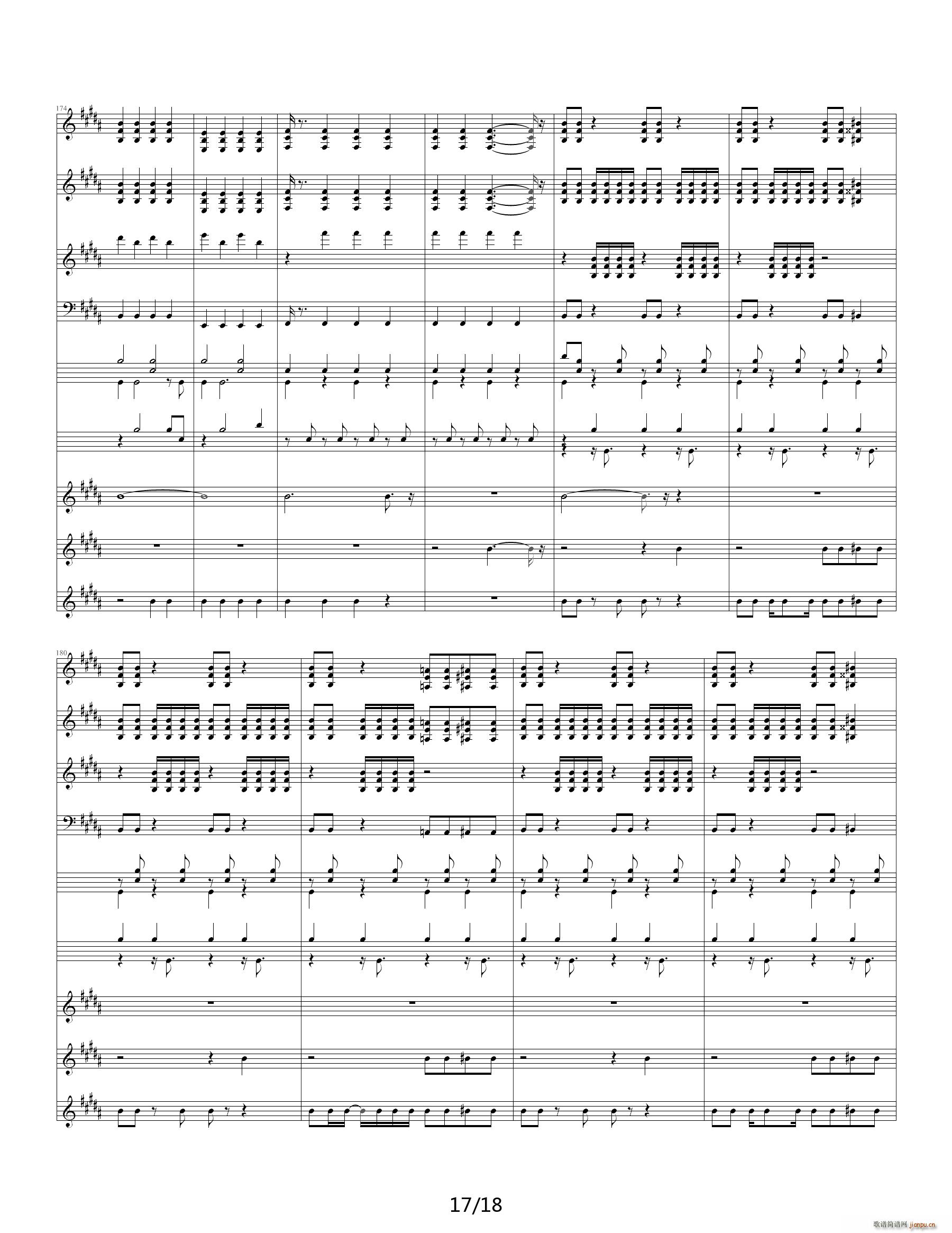 火影GO(钢琴谱)17