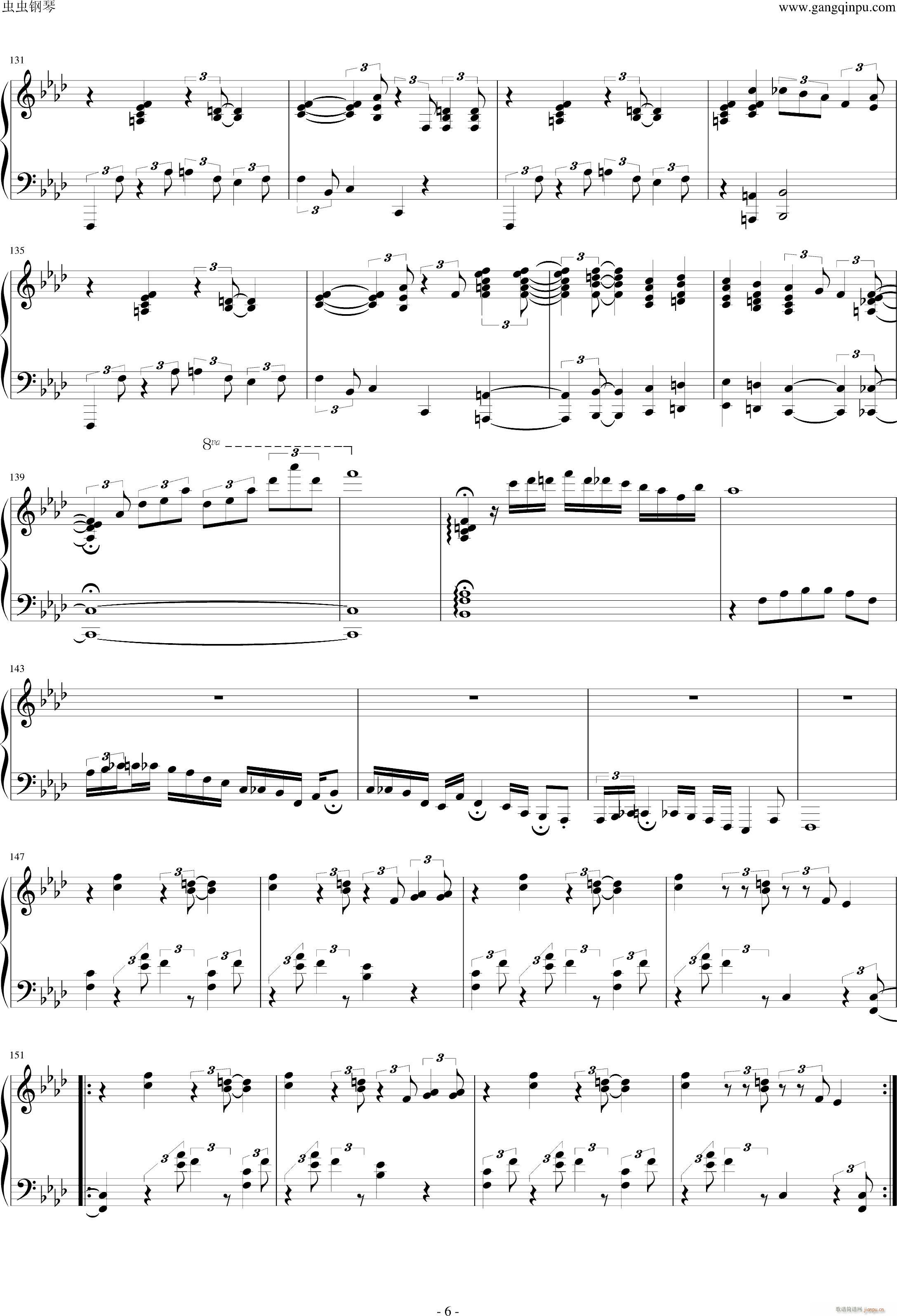 Memphis Stomp The firm 电影插曲(钢琴谱)6