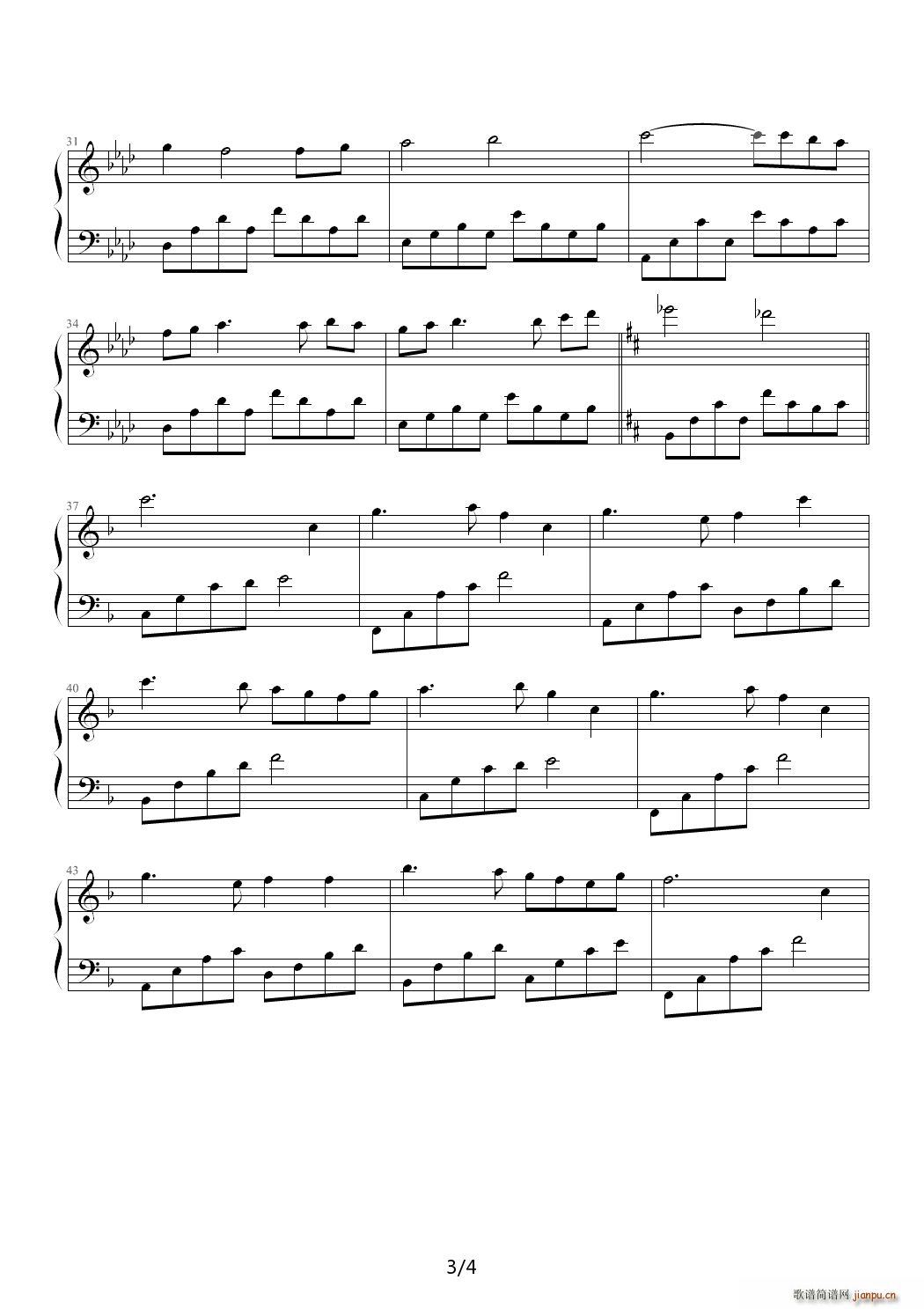 晓日春和 F调(钢琴谱)3