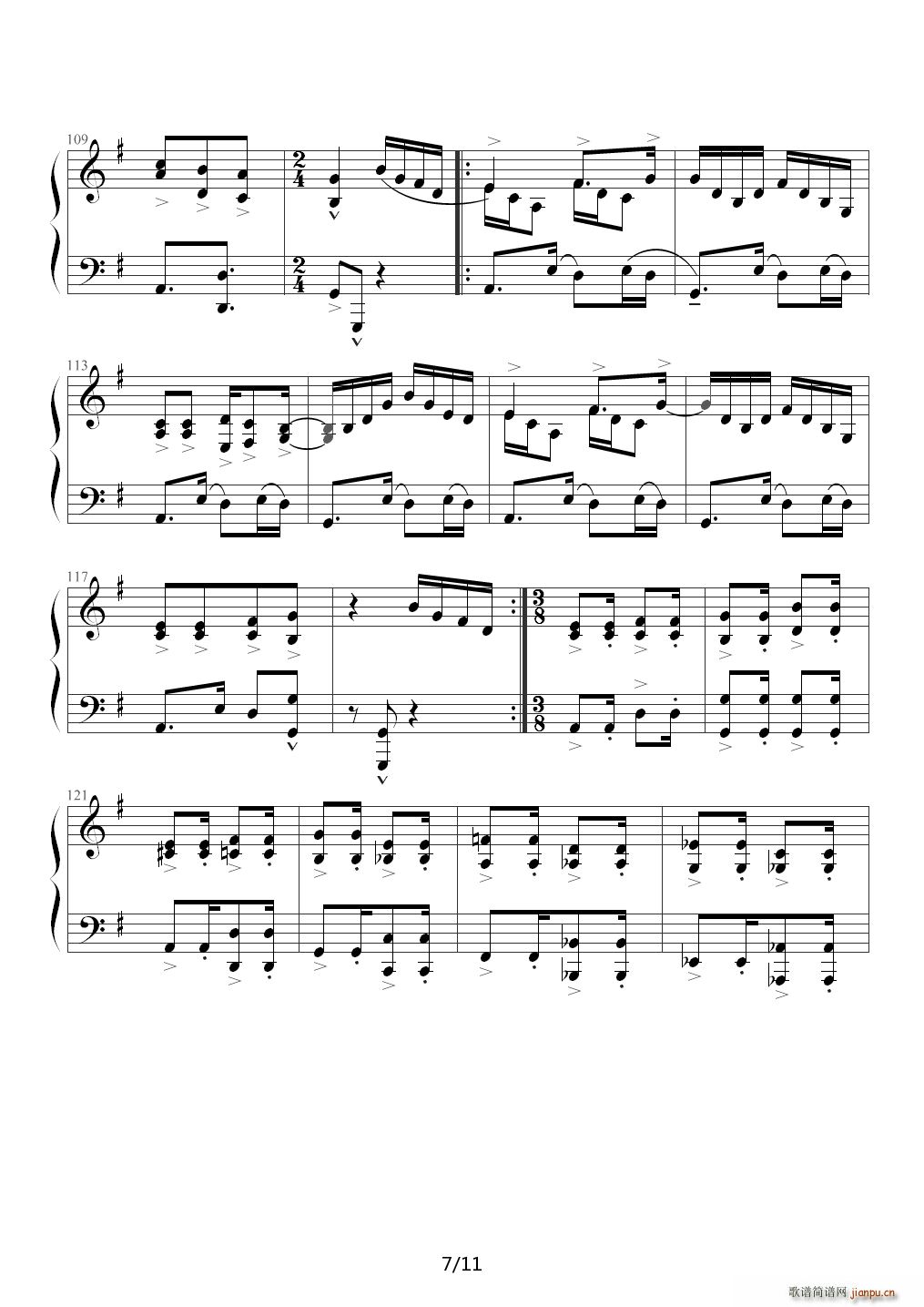 狂热的卡利普索 Crazy Calypso 爵士钢琴 G调(钢琴谱)7