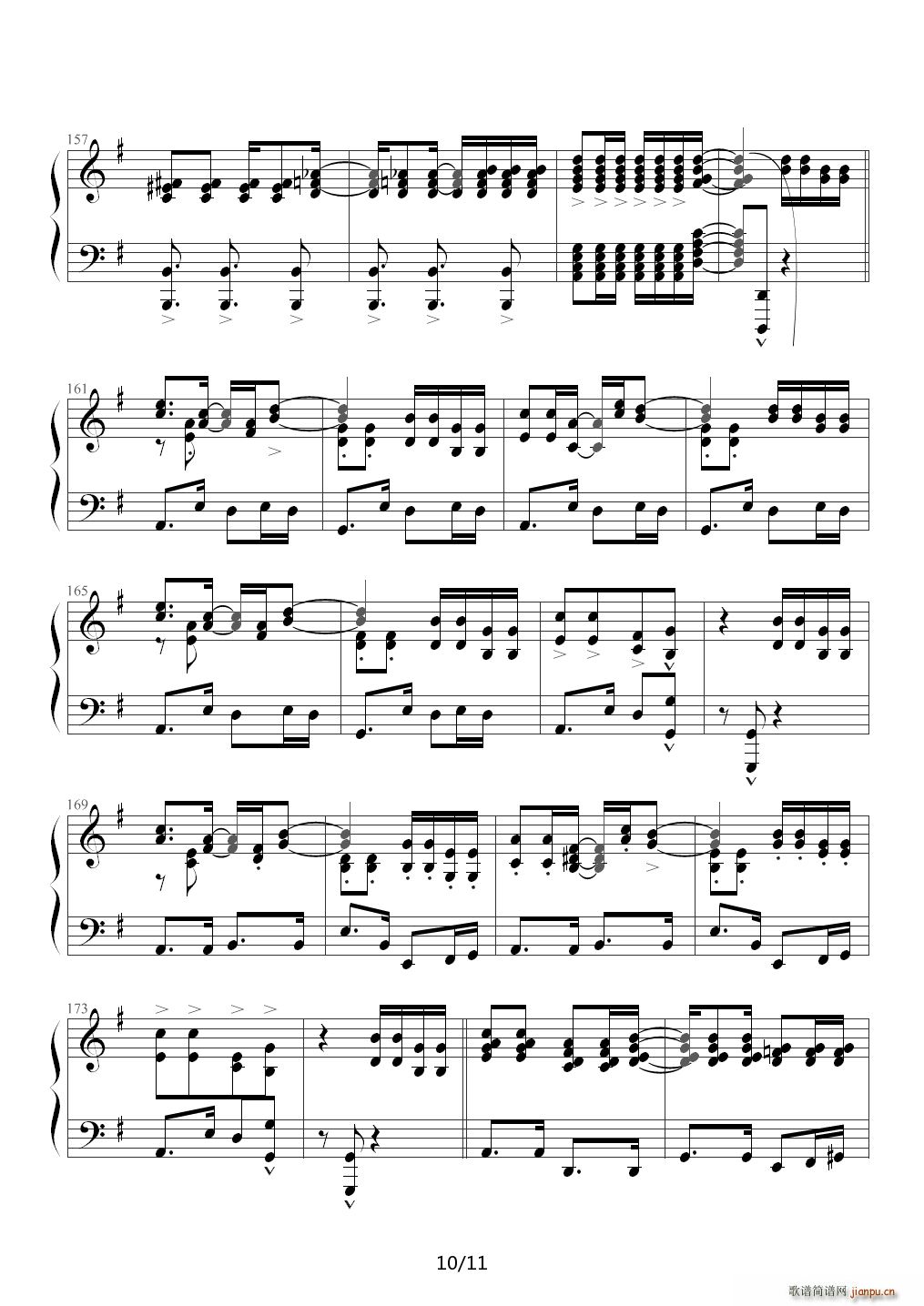 狂热的卡利普索 Crazy Calypso 爵士钢琴 G调(钢琴谱)10