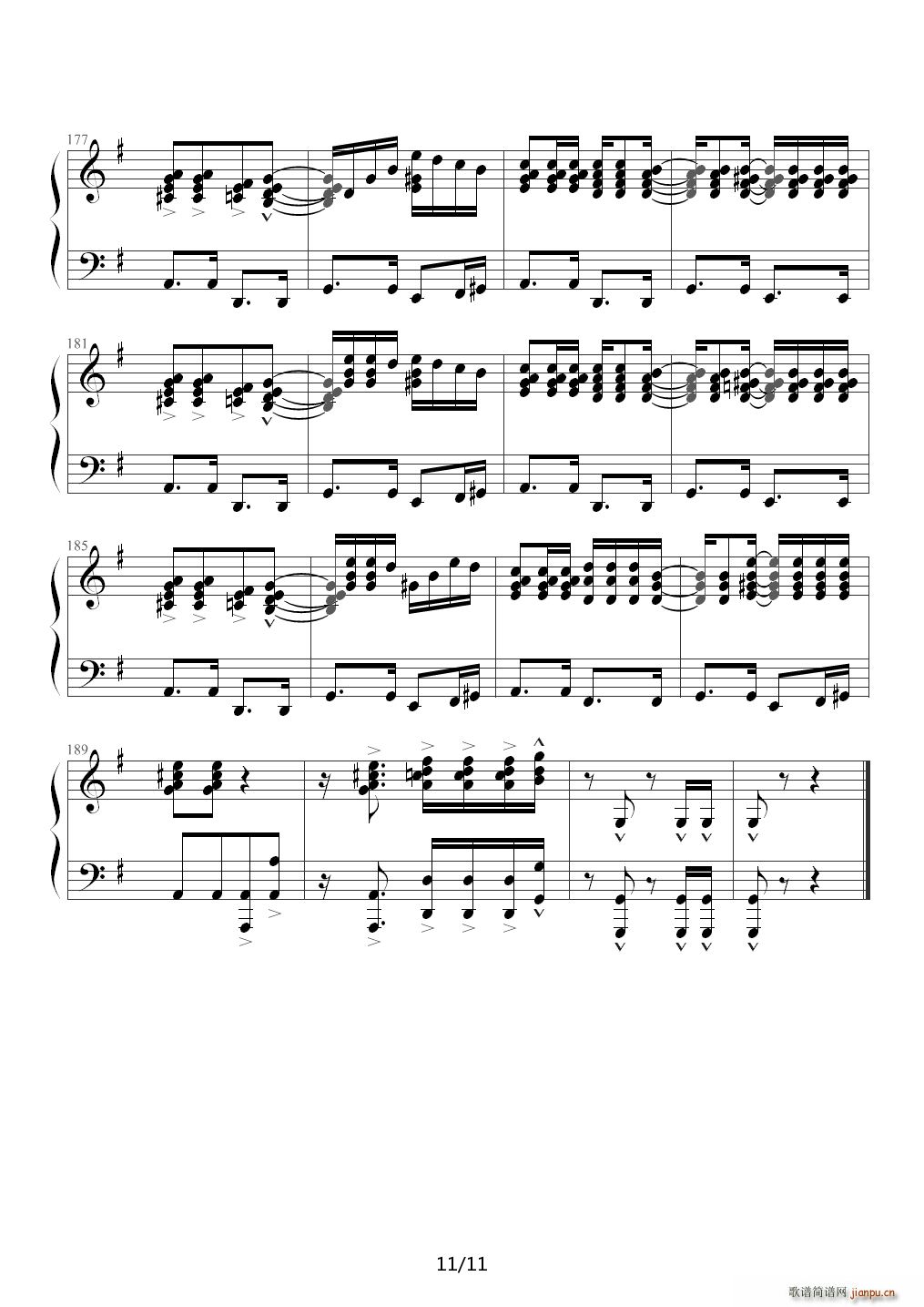 狂热的卡利普索 Crazy Calypso 爵士钢琴 G调(钢琴谱)11