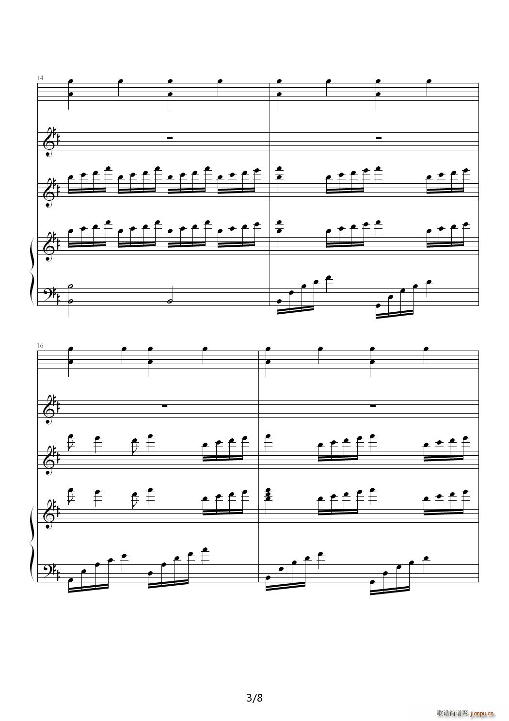 to Little Junior Sister Apprentice C调(钢琴谱)3