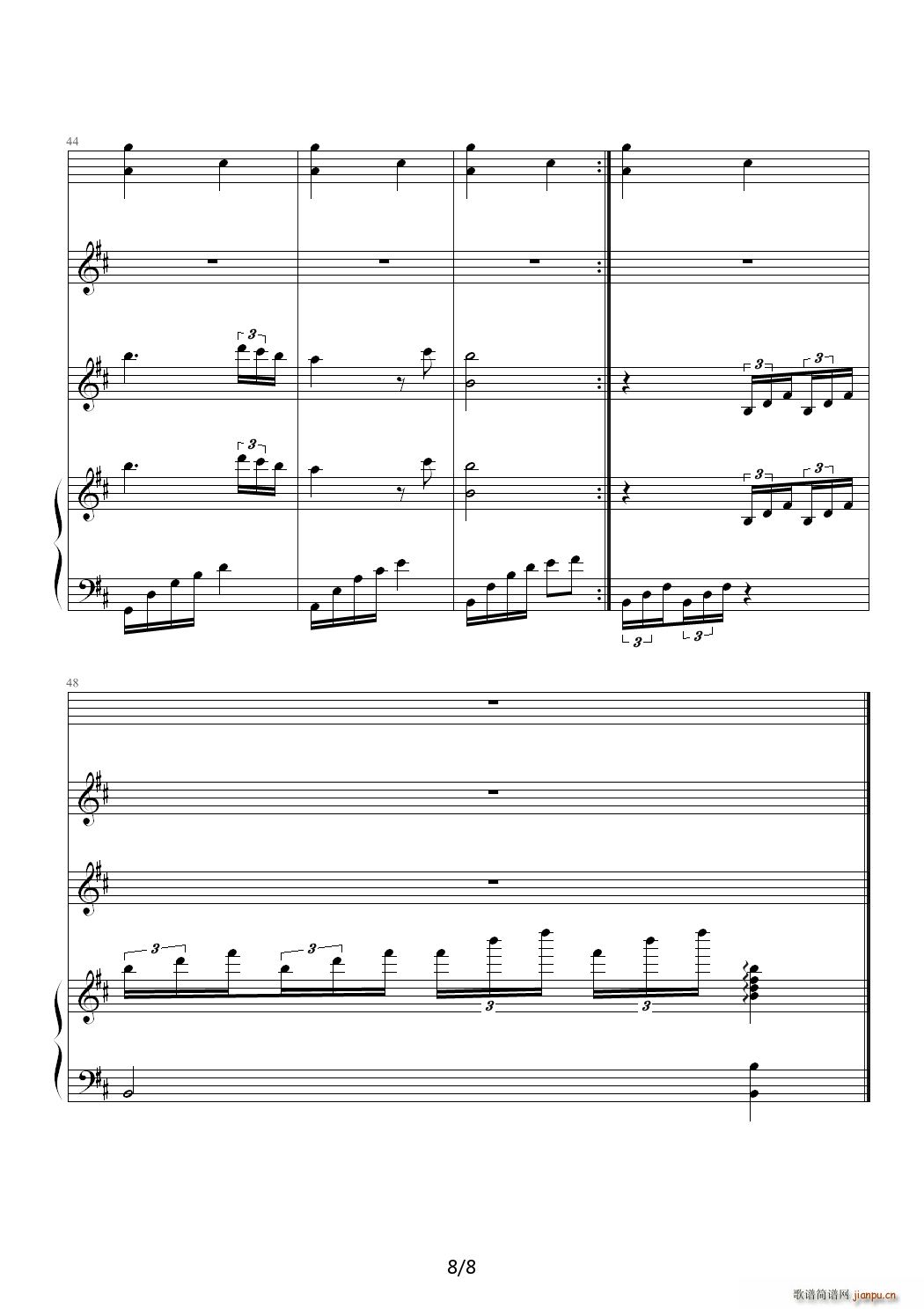 to Little Junior Sister Apprentice C调(钢琴谱)8