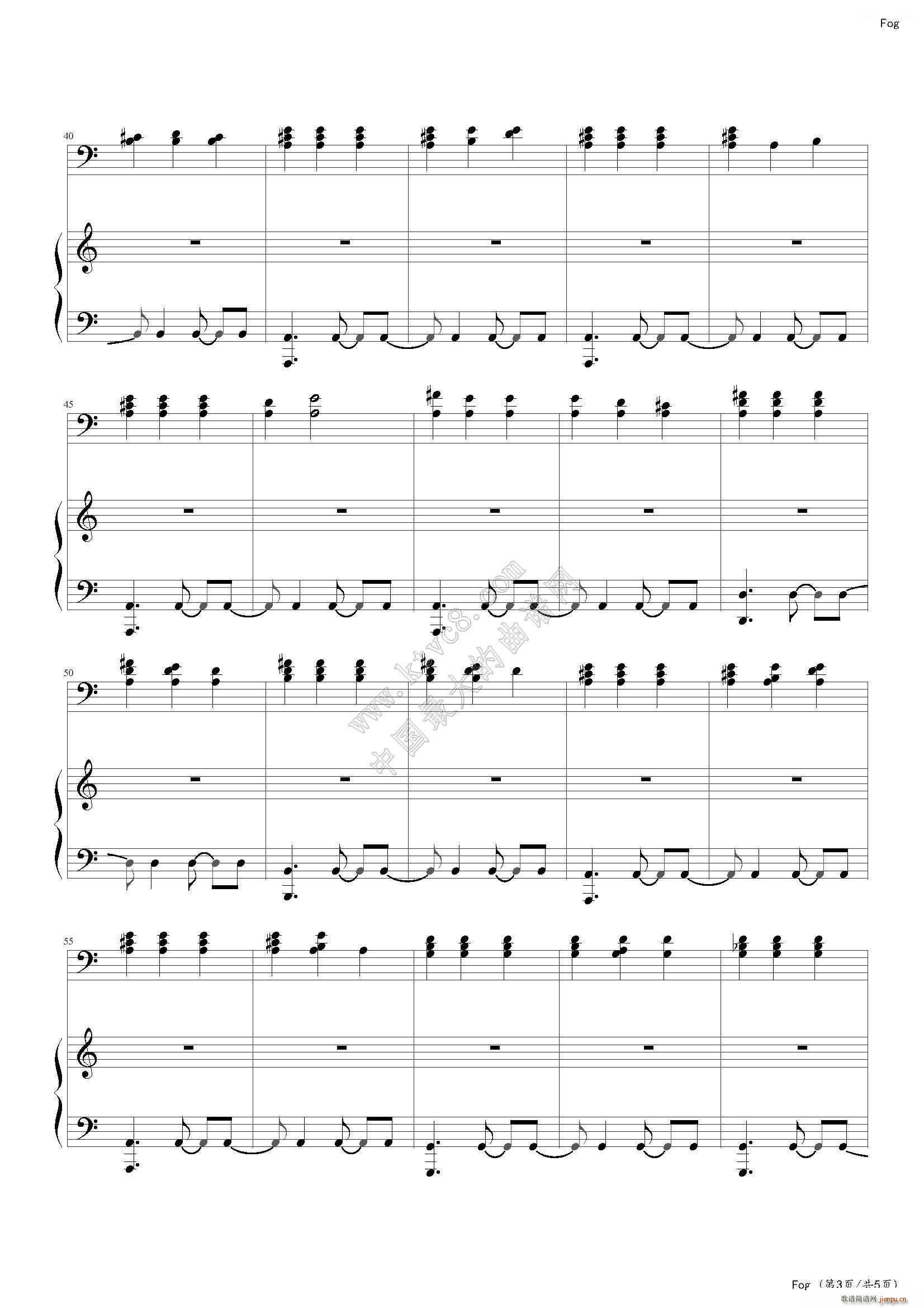 fog(钢琴谱)3