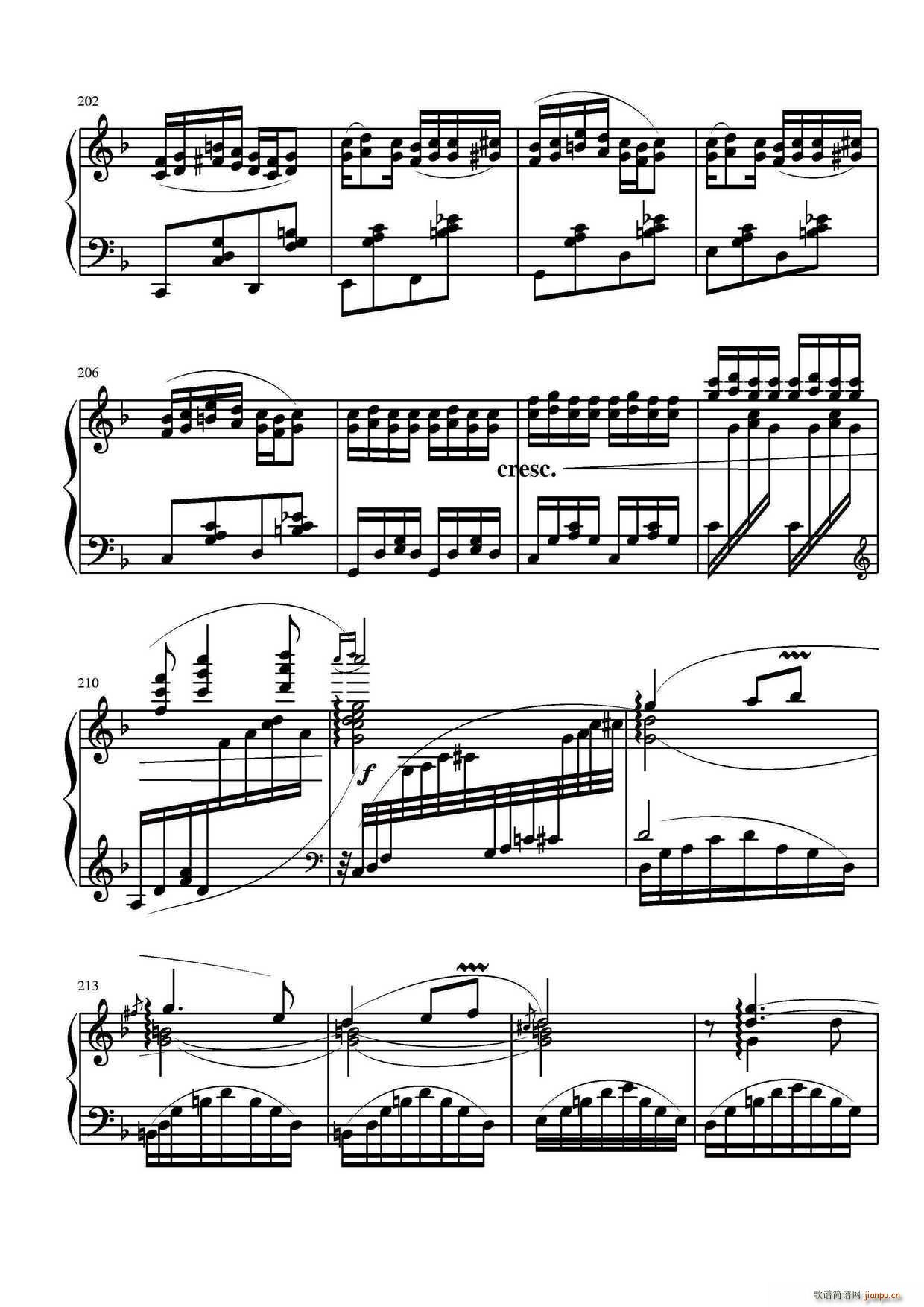 第三钢琴奏鸣曲 第一乐章(钢琴谱)11