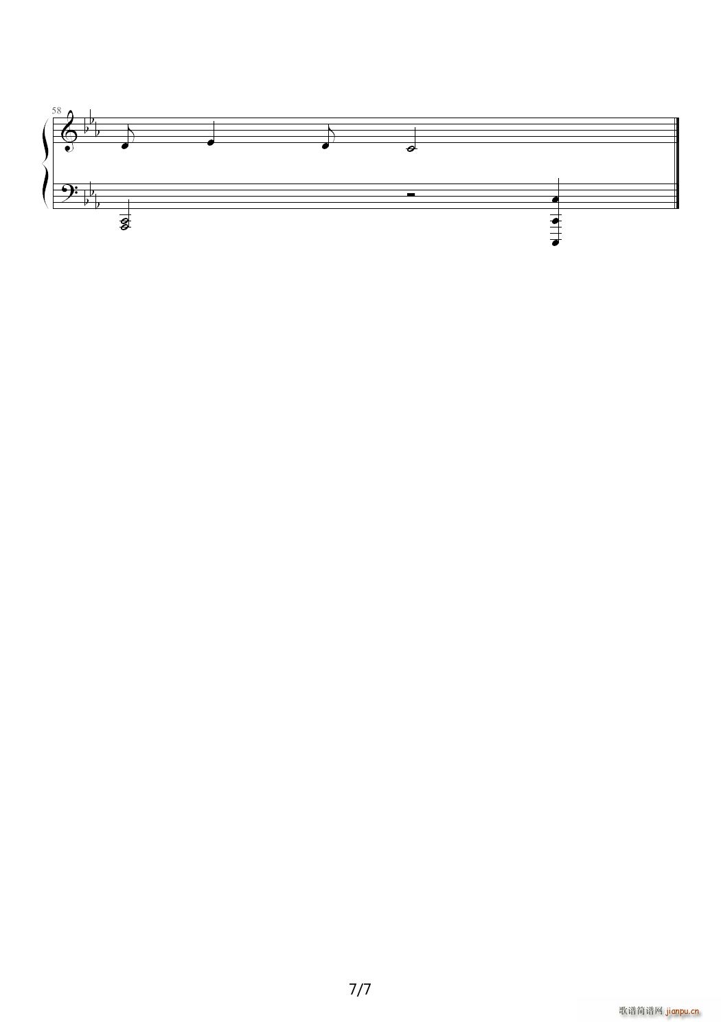 the Dream 降E调(钢琴谱)7