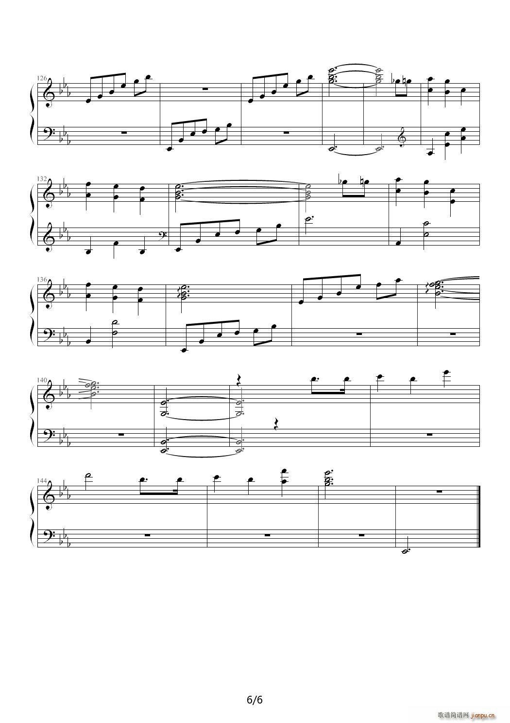 Birthday Waltz 降E调(钢琴谱)6