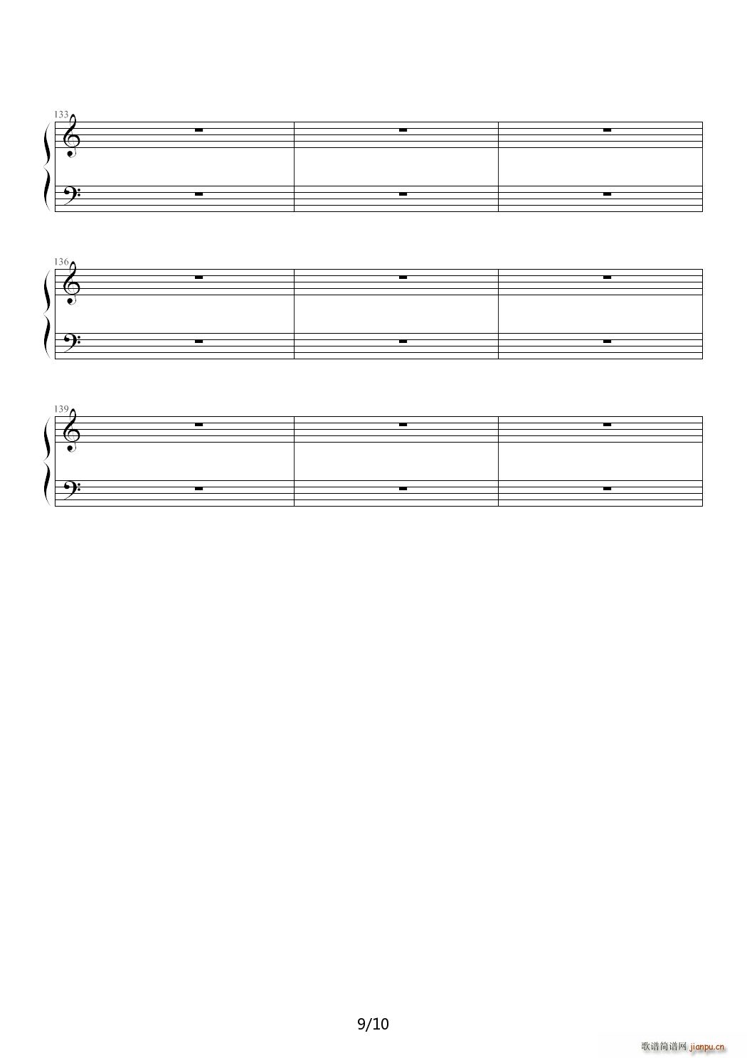 Pro Patria March C调(钢琴谱)9