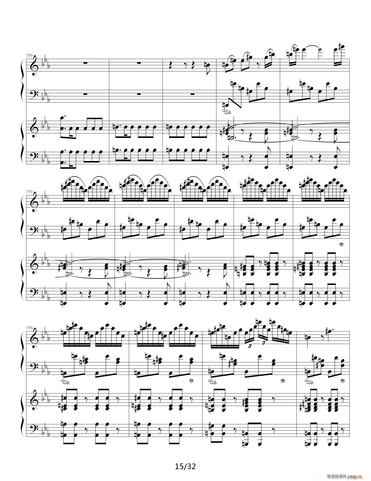 贝多芬第5钢琴协奏曲 皇帝(钢琴谱)15