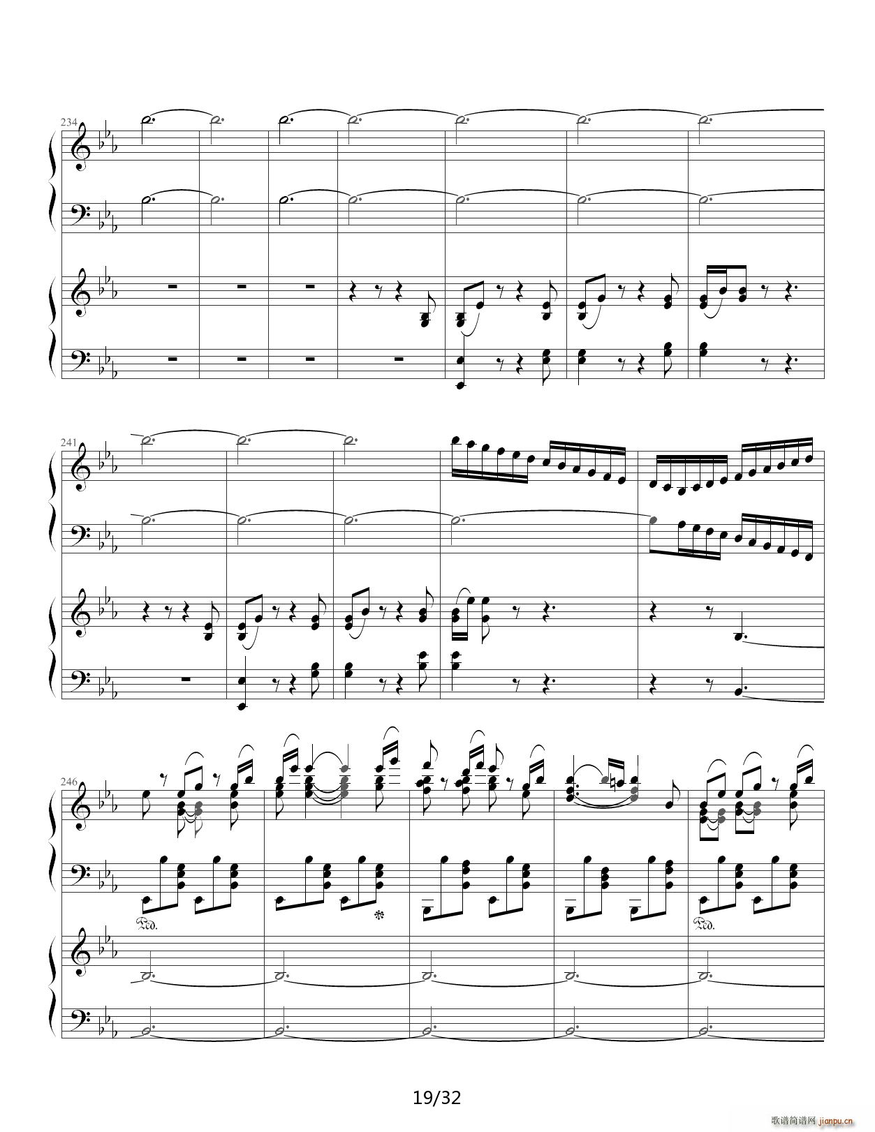 贝多芬第5钢琴协奏曲 皇帝(钢琴谱)19