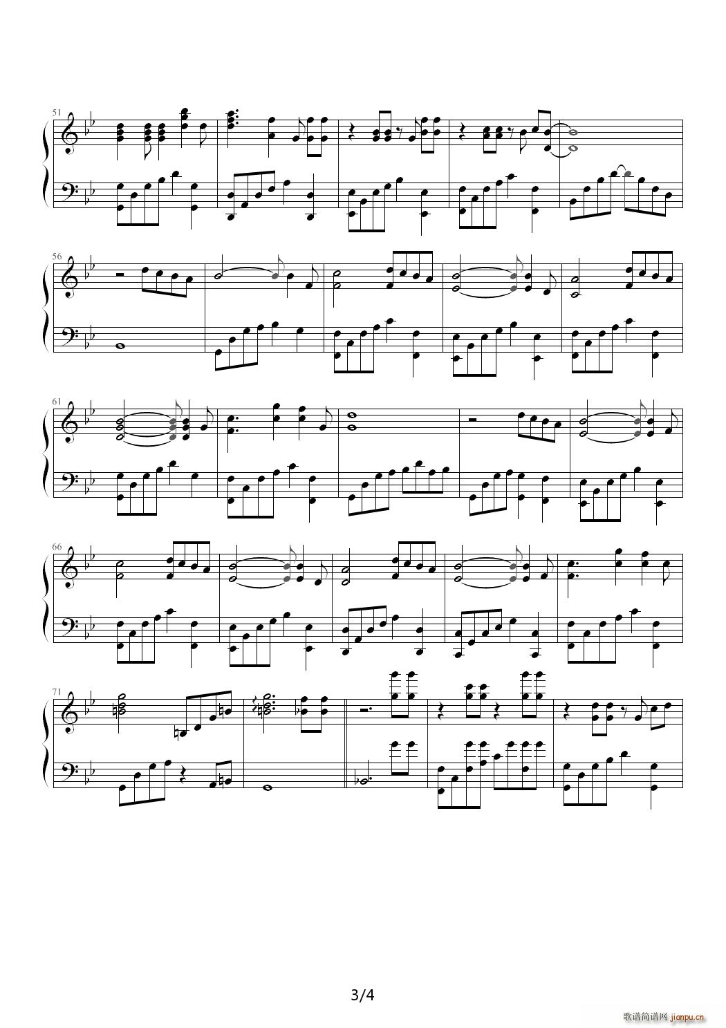 太好了`刚刚找到的the truth that you leave(钢琴谱)3