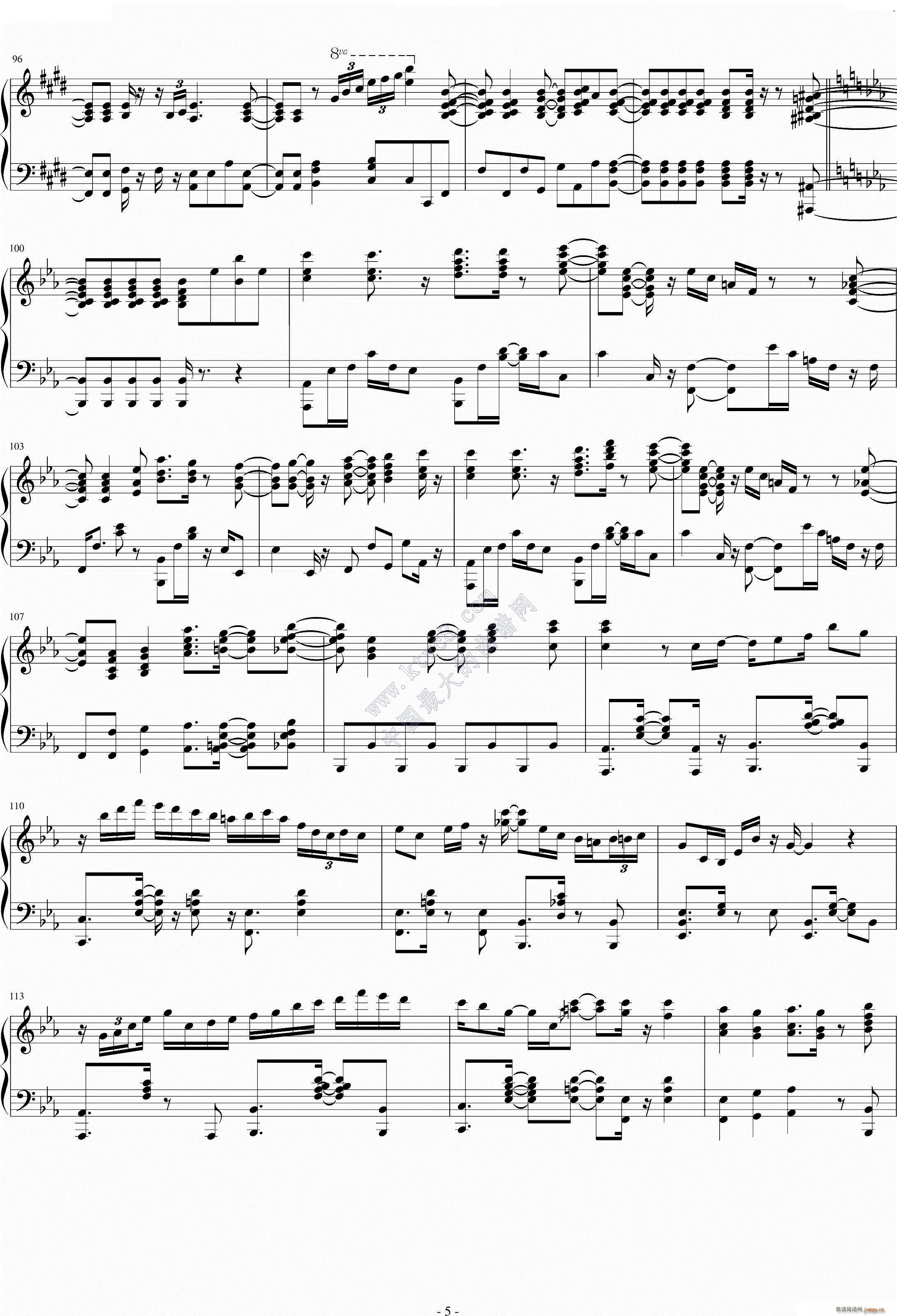 Brand New Wings 钢琴版 piano version(钢琴谱)5