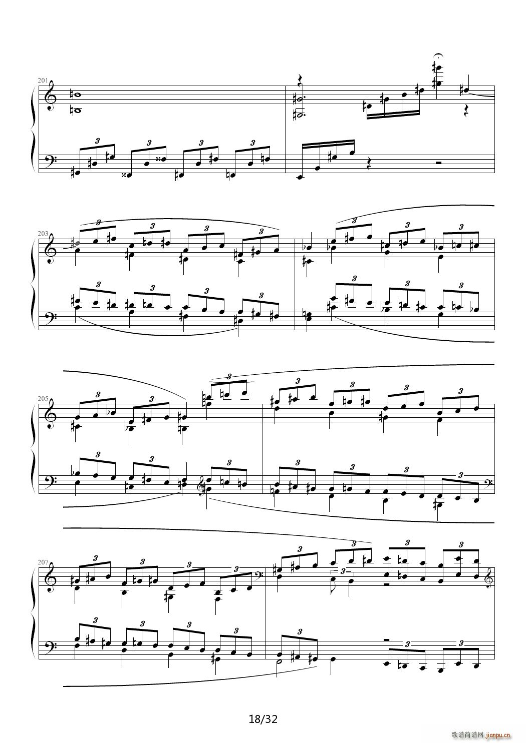 日本配反千住明的作品 日曜觥干爸器 兄黝 琴V(钢琴谱)18