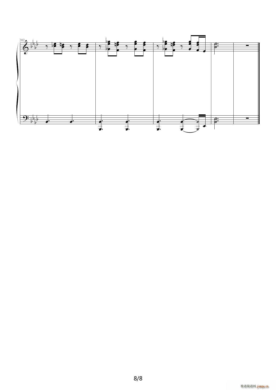 秋之回忆的 Imitation(钢琴谱)8